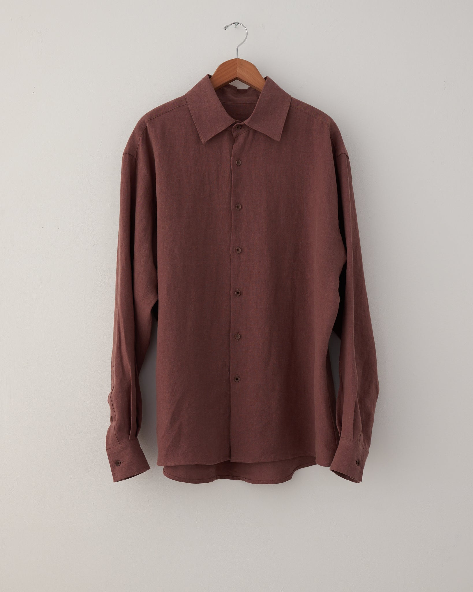 Canyon Shirt, Plum Linen