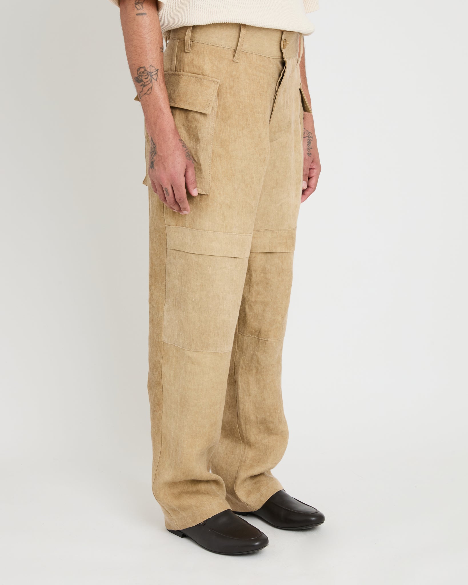 Cargo Pants, Hard Wash Beige