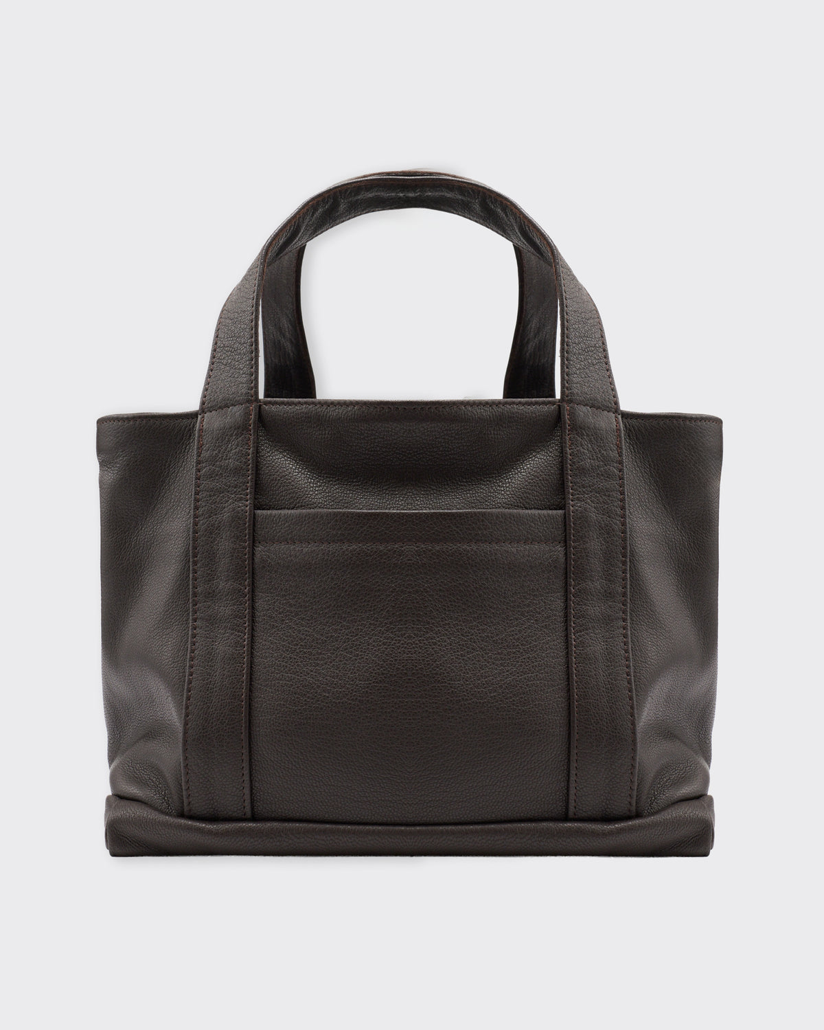 Cawley Sapple Goat Mini Tote Bag with Coin Purse in brown, front view