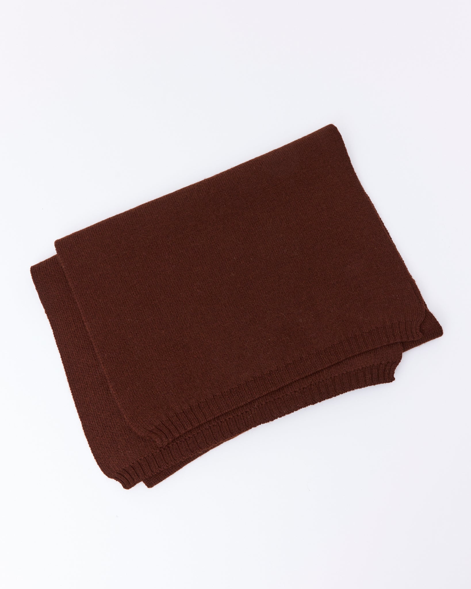 British Merino Wool Scarf, Bordeaux
