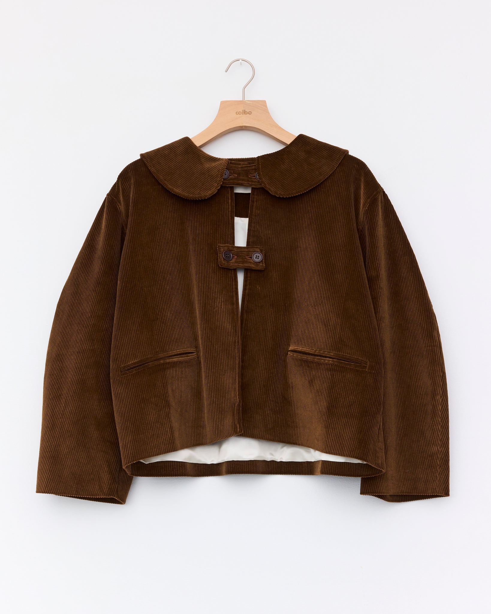 Cotton 8 Wale Cord Ellie Jacket, Tan