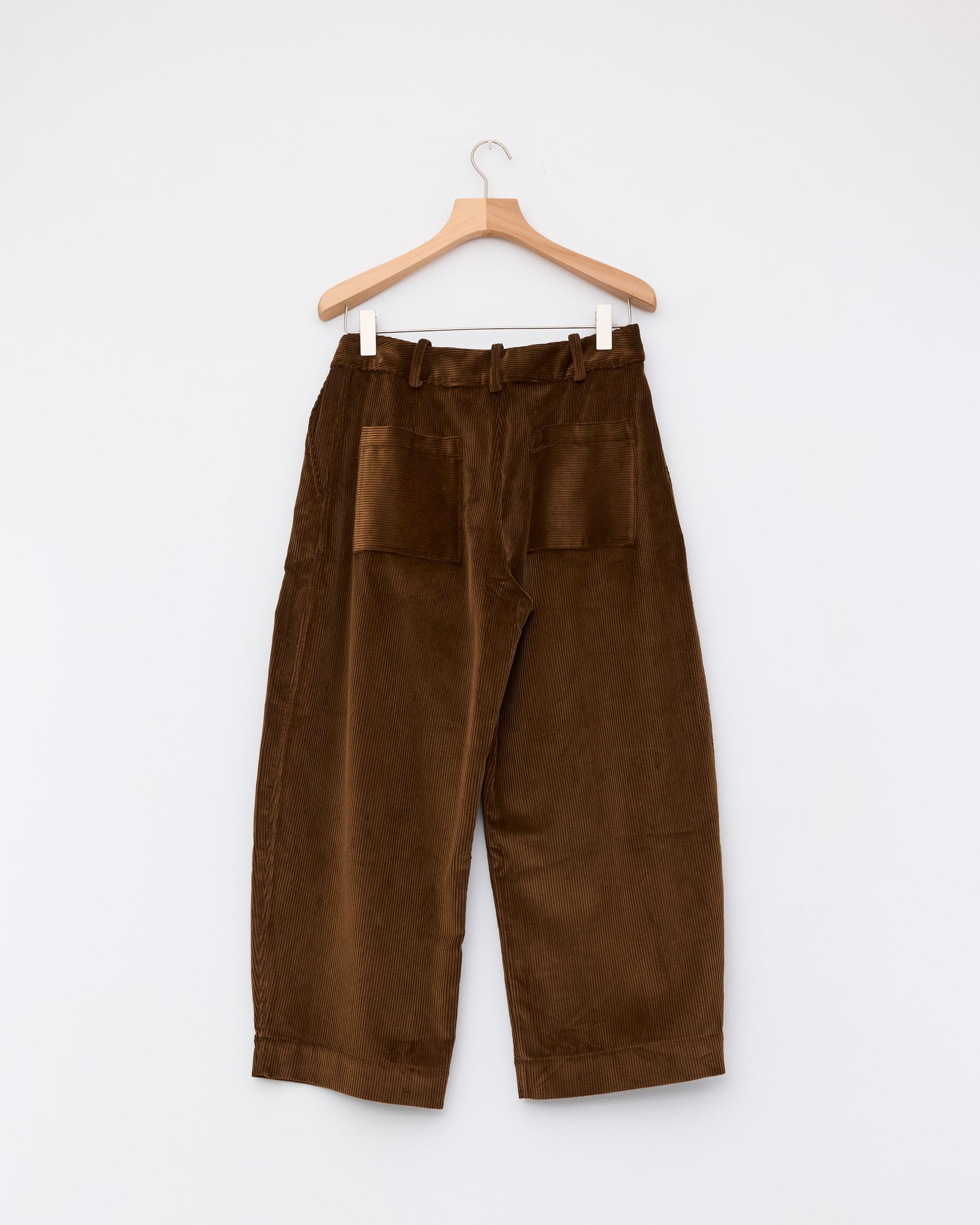 Cotton 8 Wale Cord Robyn Trouser, Tan