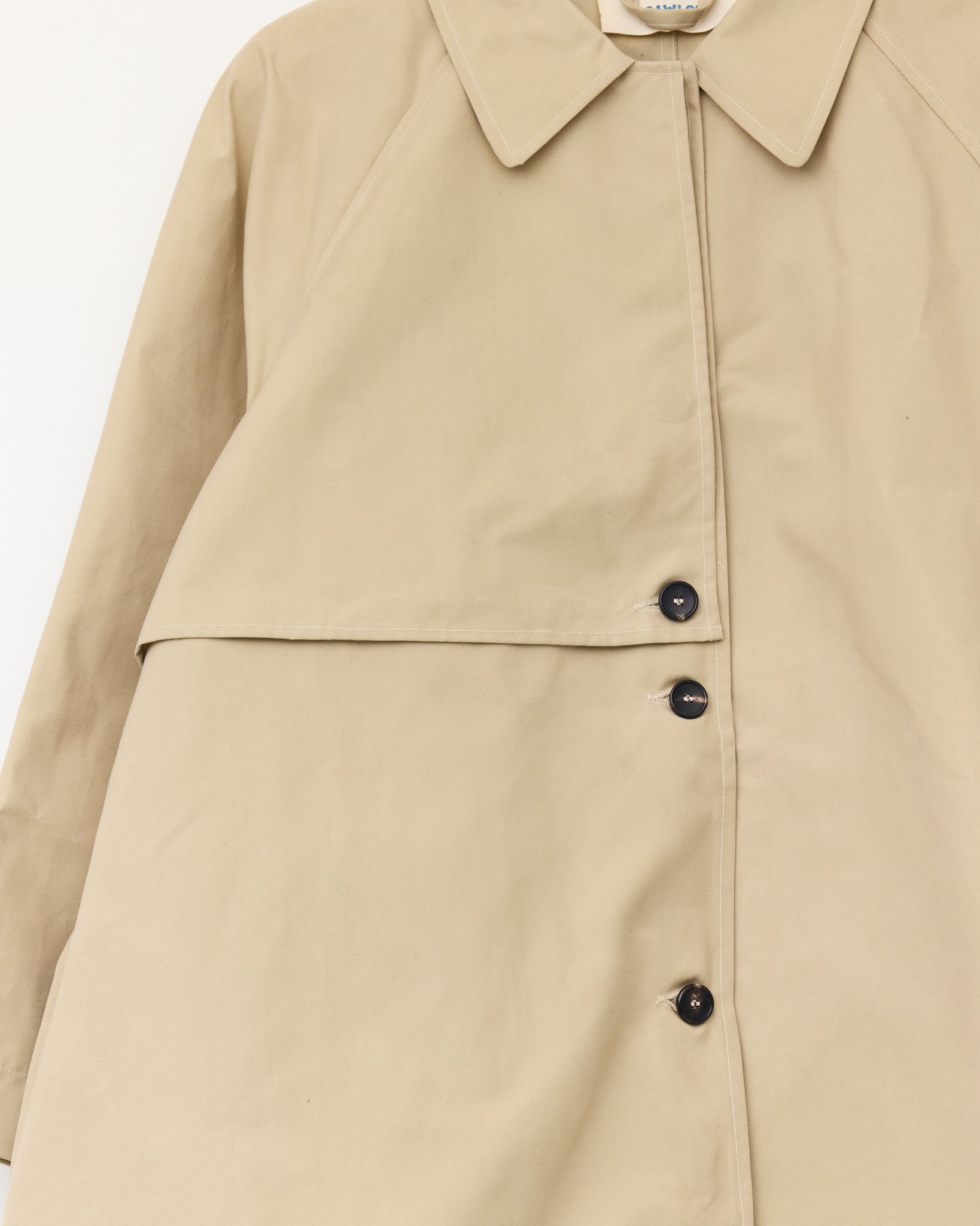 British Gabardine Mid-Length Wickham Mac, Clay
