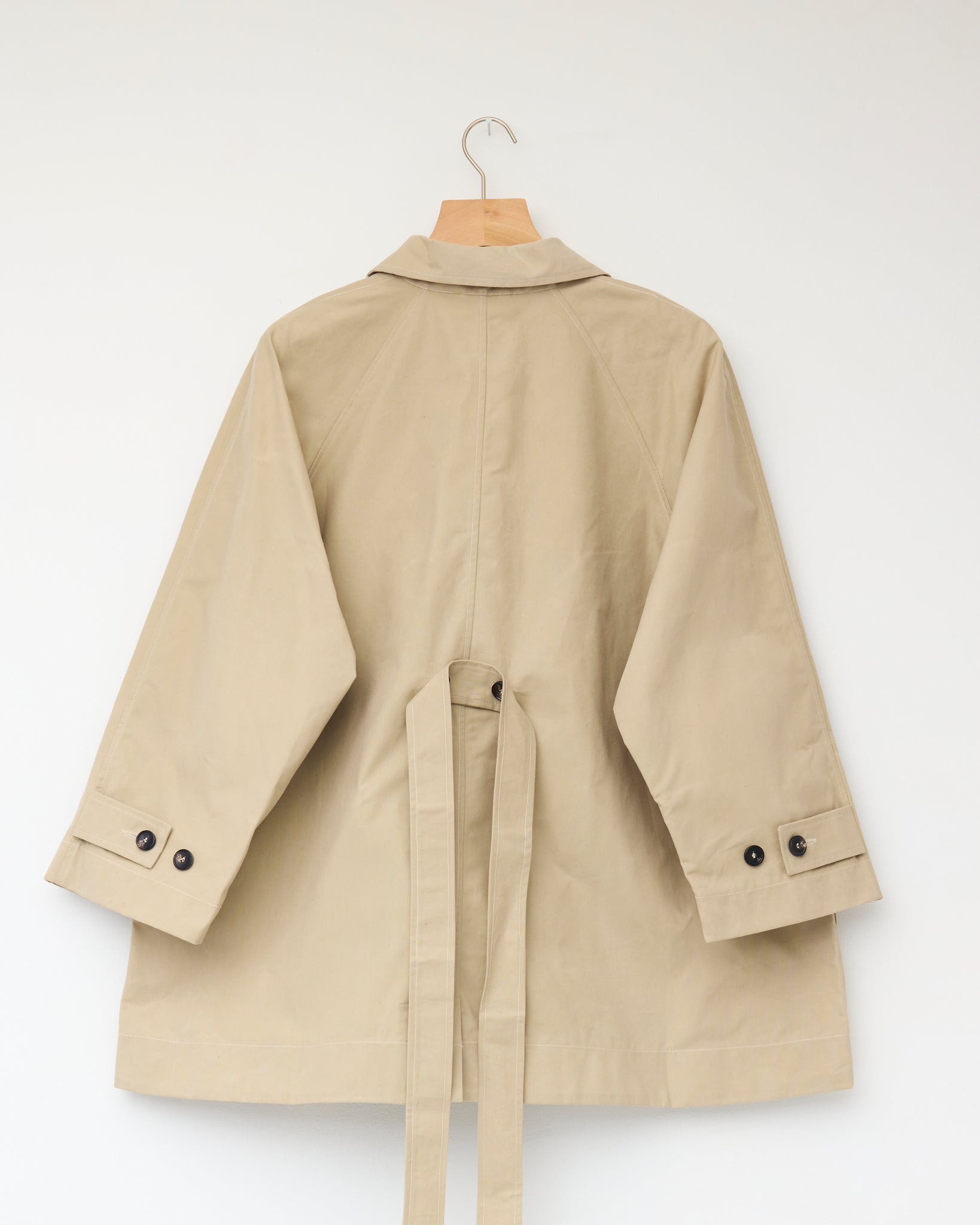 British Gabardine Mid-Length Wickham Mac, Clay