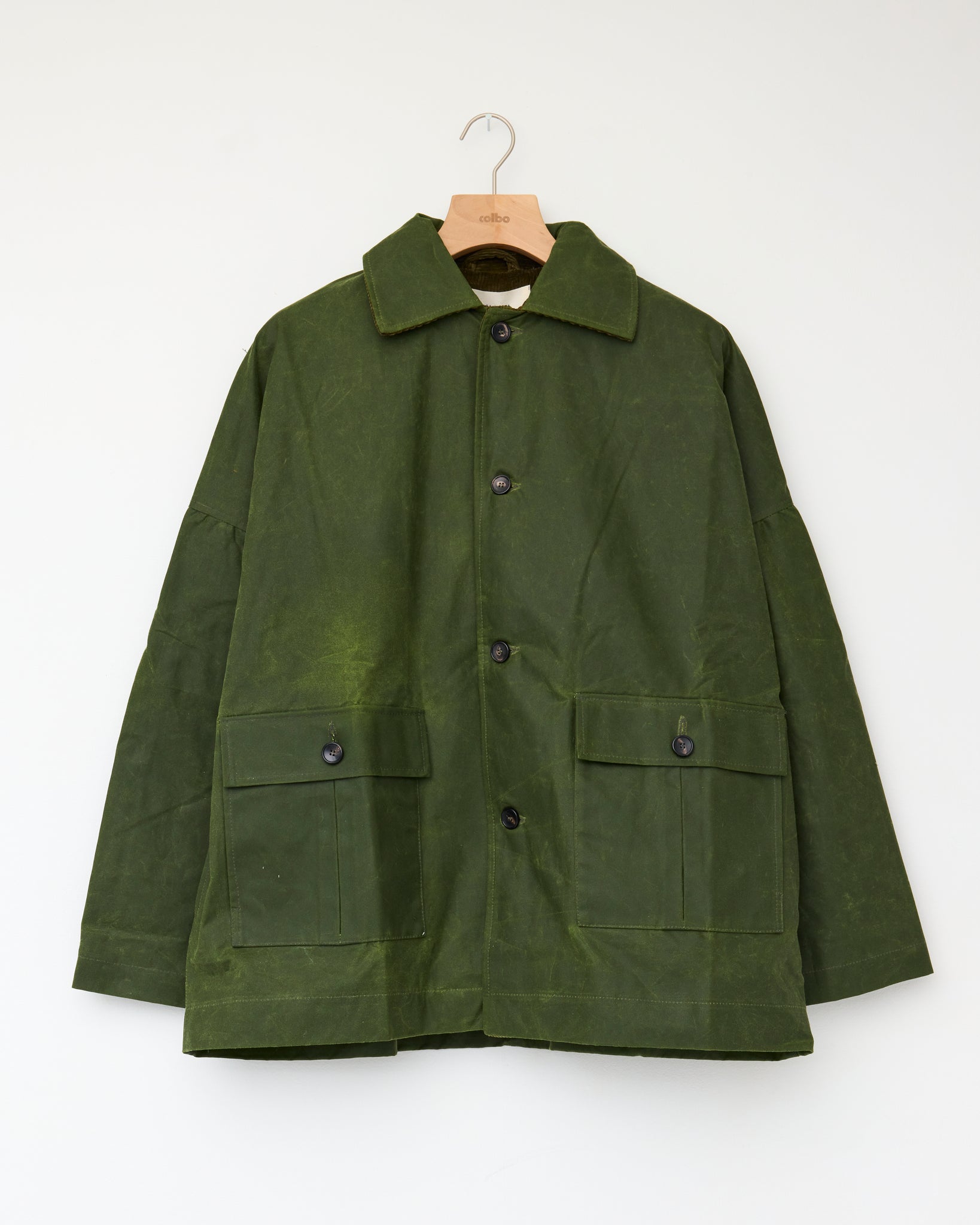 Oilskin Cotton Amis Mac, Grass