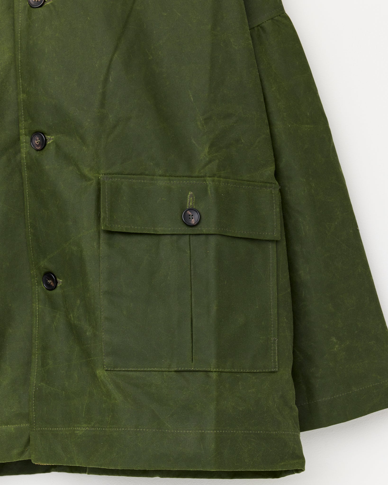 Oilskin Cotton Amis Mac, Grass