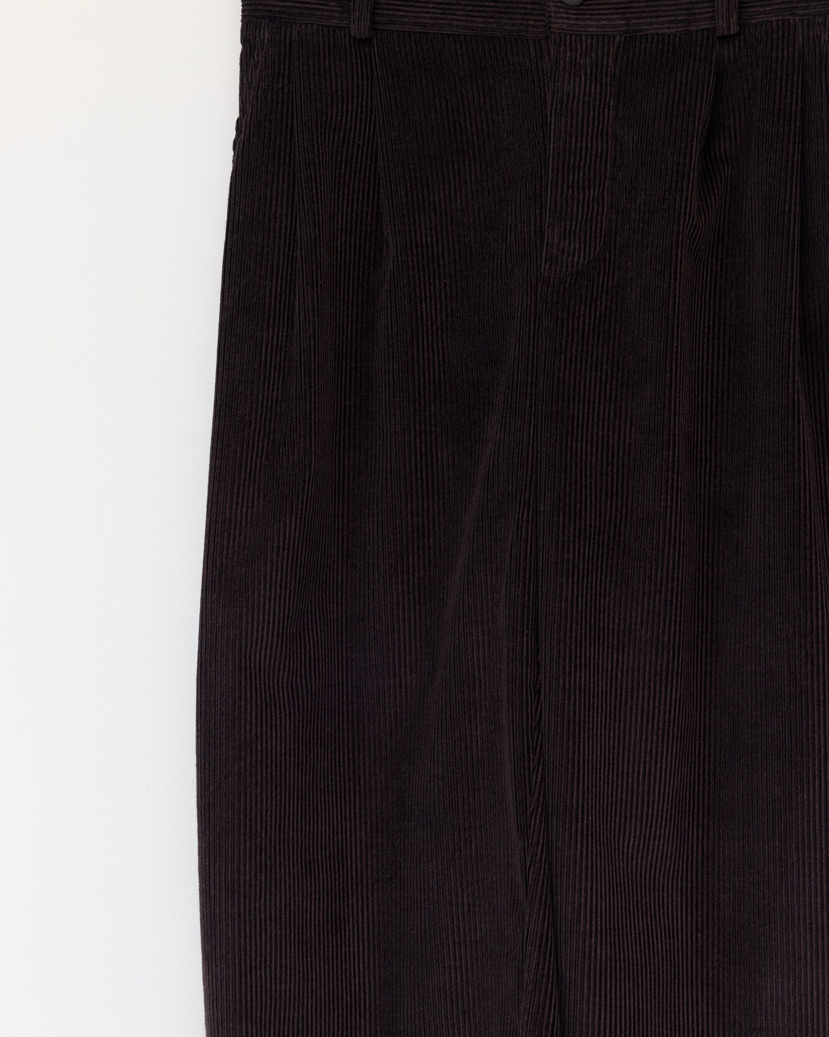 Japanese Two-Tone Cotton Corduroy Robby Trouser, Taupe