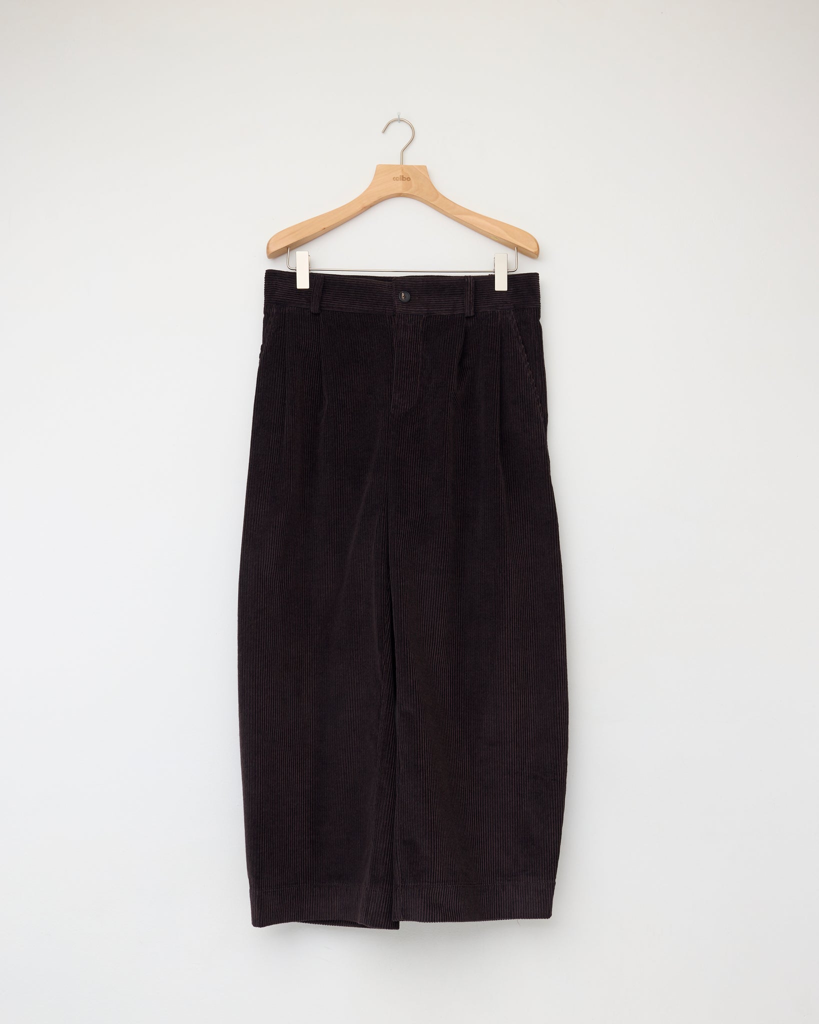 Japanese Two-Tone Cotton Corduroy Robby Trouser, Taupe