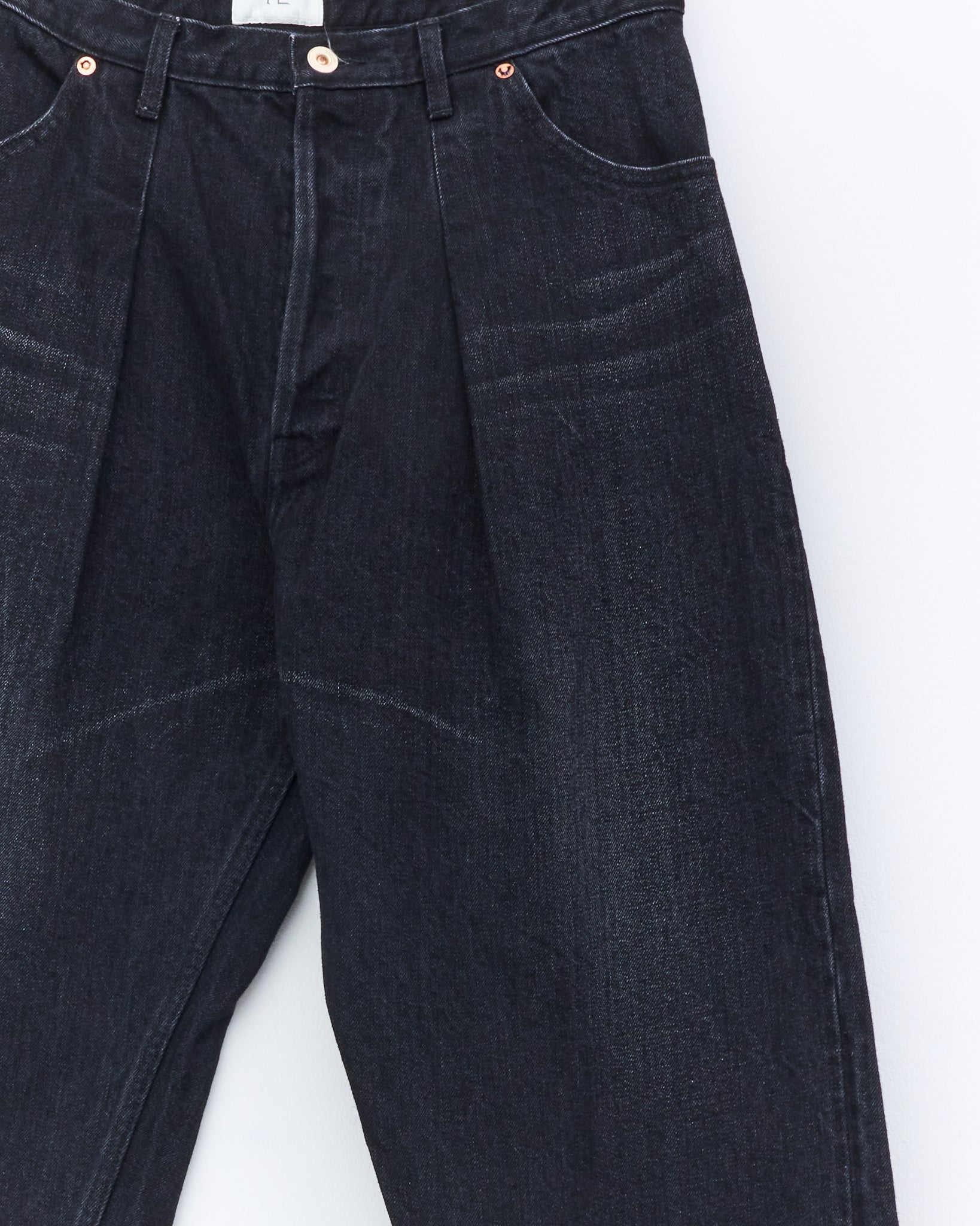 Ciota Denim４Pocket, Black vintage worn