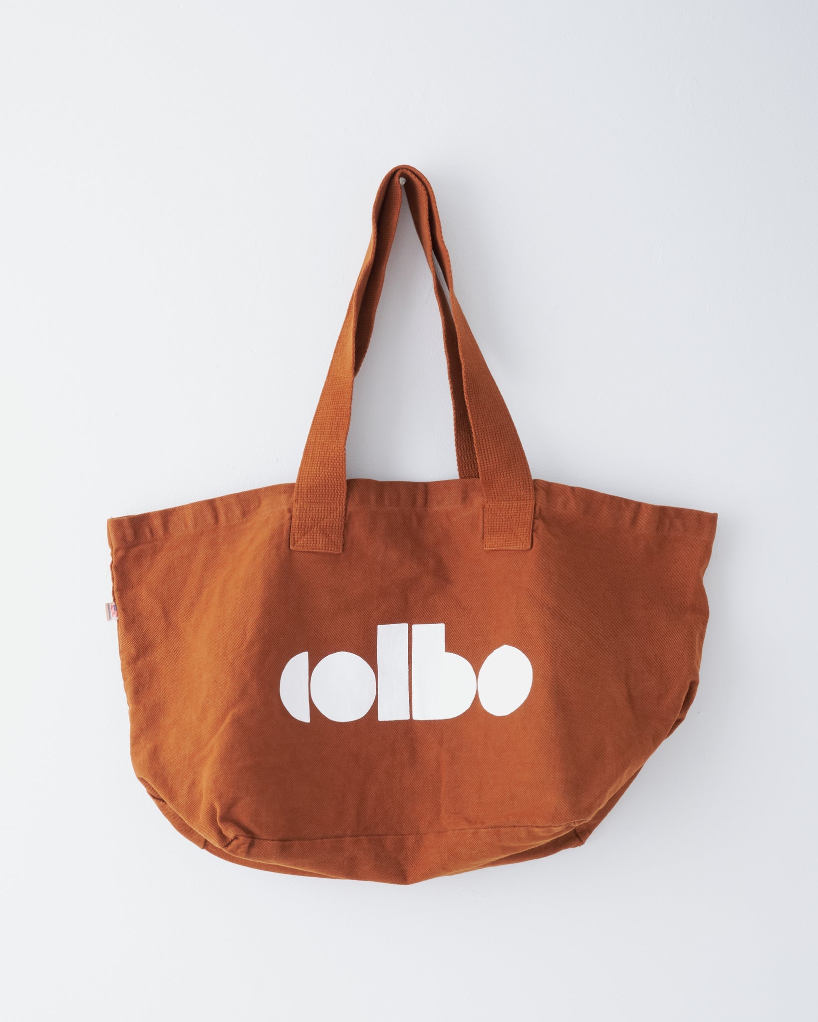 Burnt Orange Cotton Tote Bag