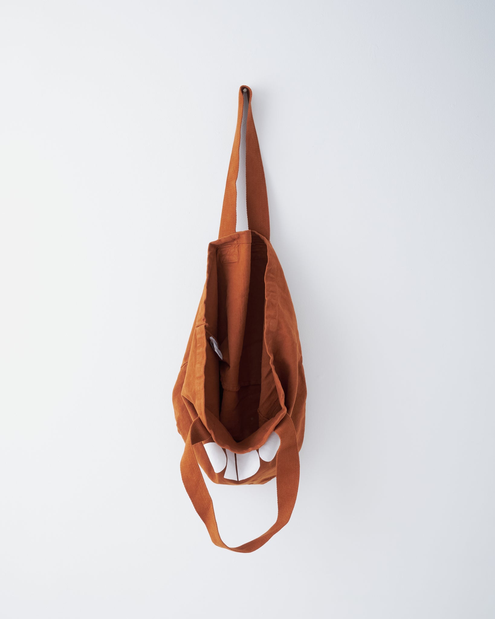 Burnt Orange Cotton Tote Bag