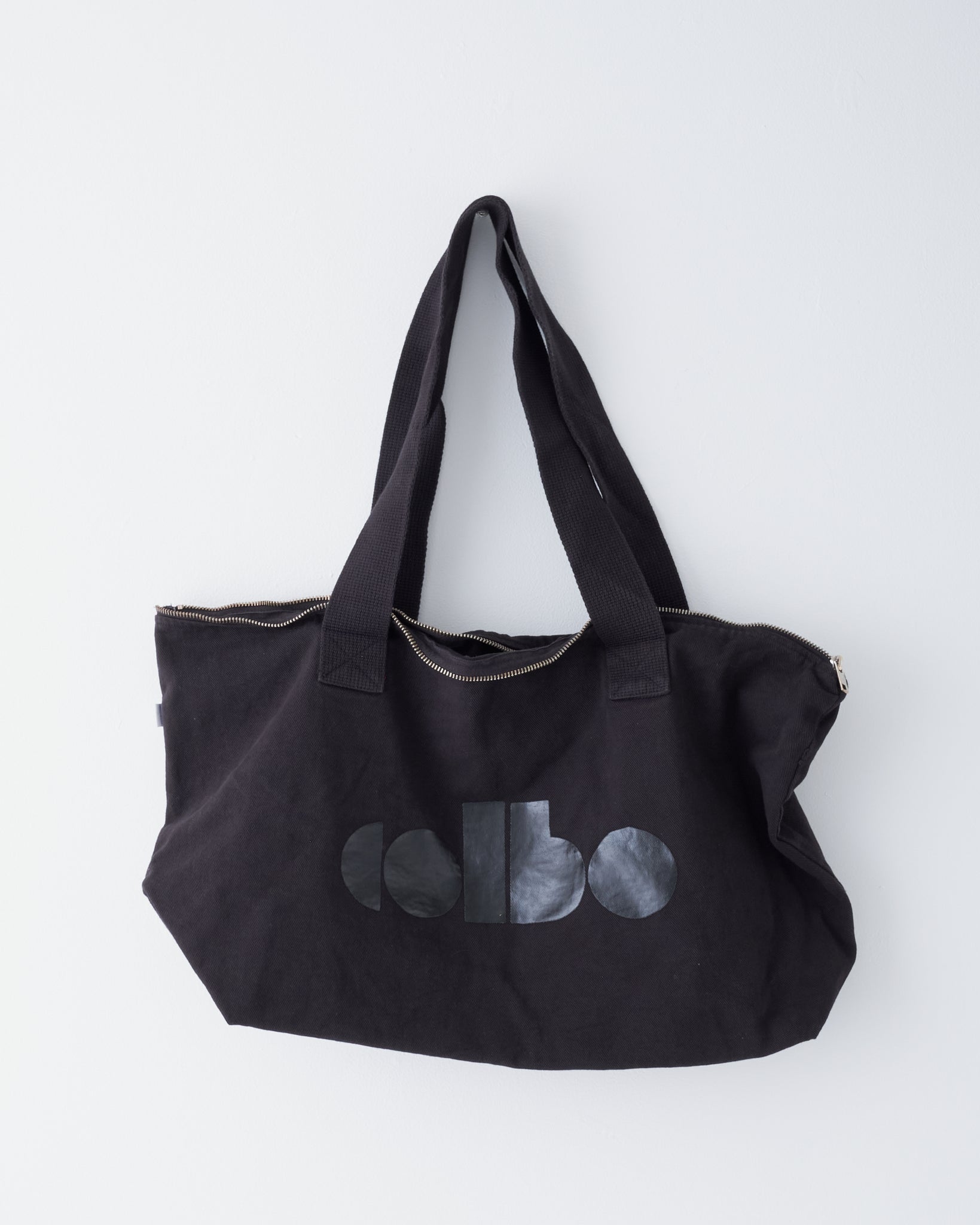 Black Cotton Tote Bag