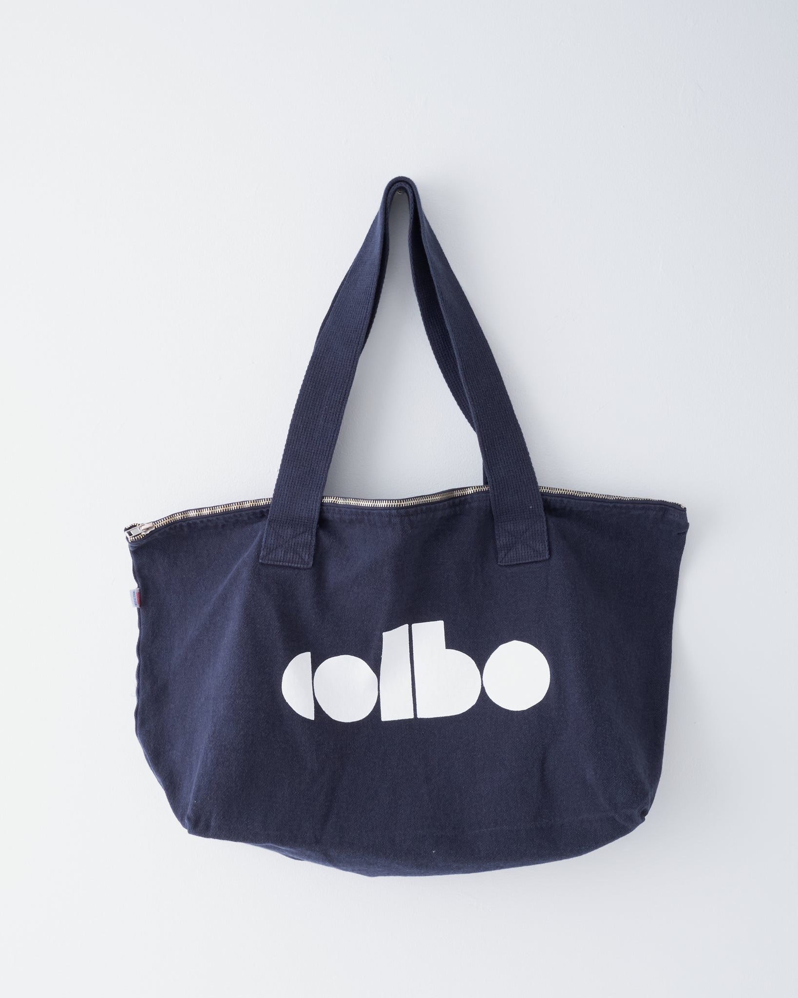 Navy Cotton Tote Bag