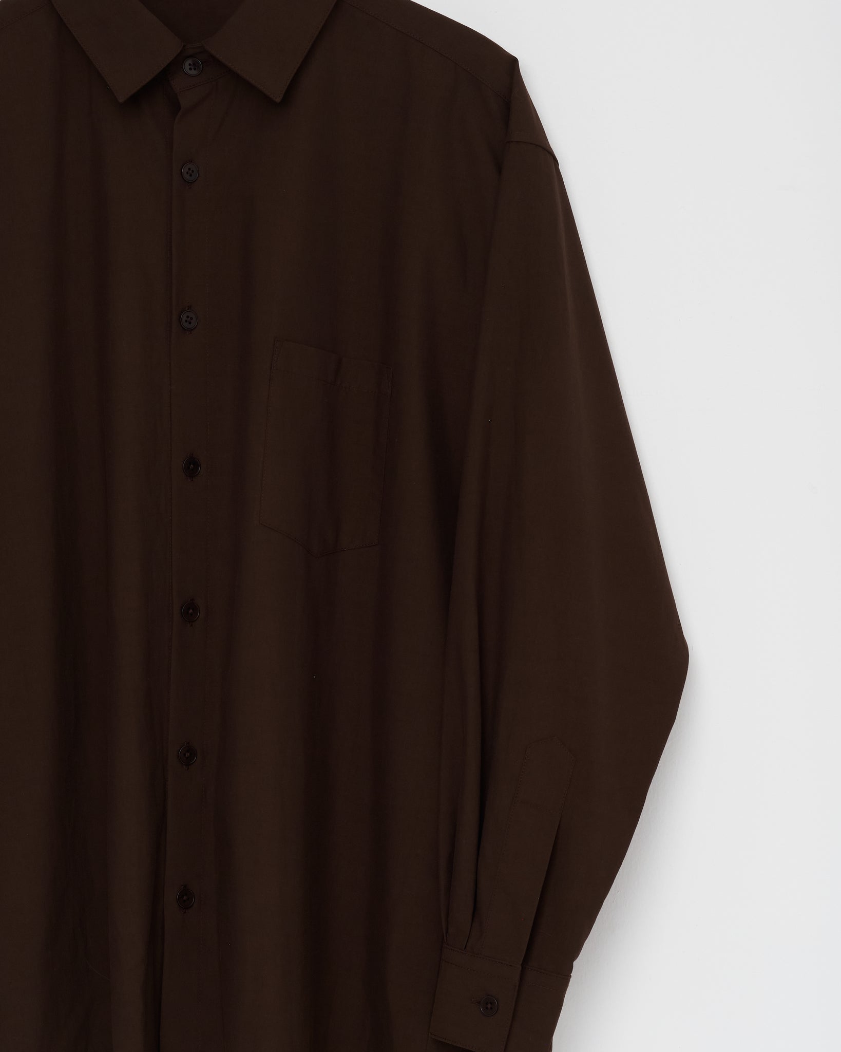 Banaras Shirt, Dark Brown