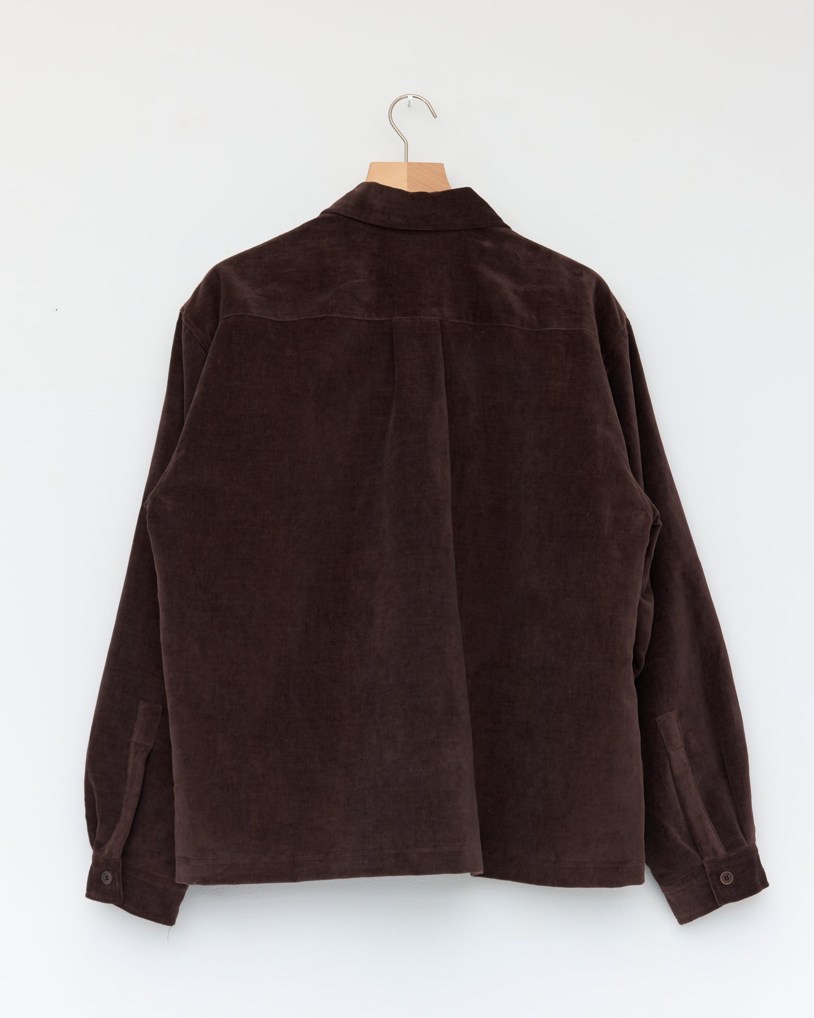 Box Zip Jacket, Dark Purple Velvet