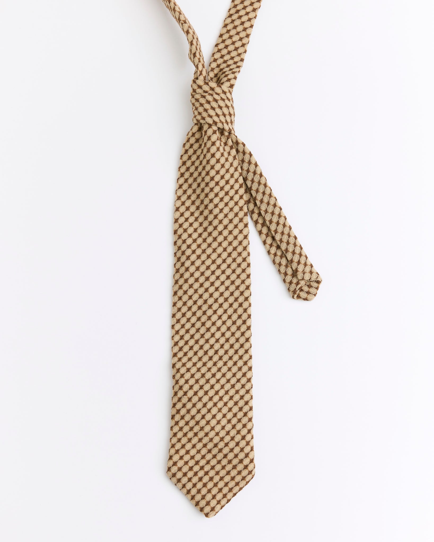 Tie, Honeycomb Vintage Wool