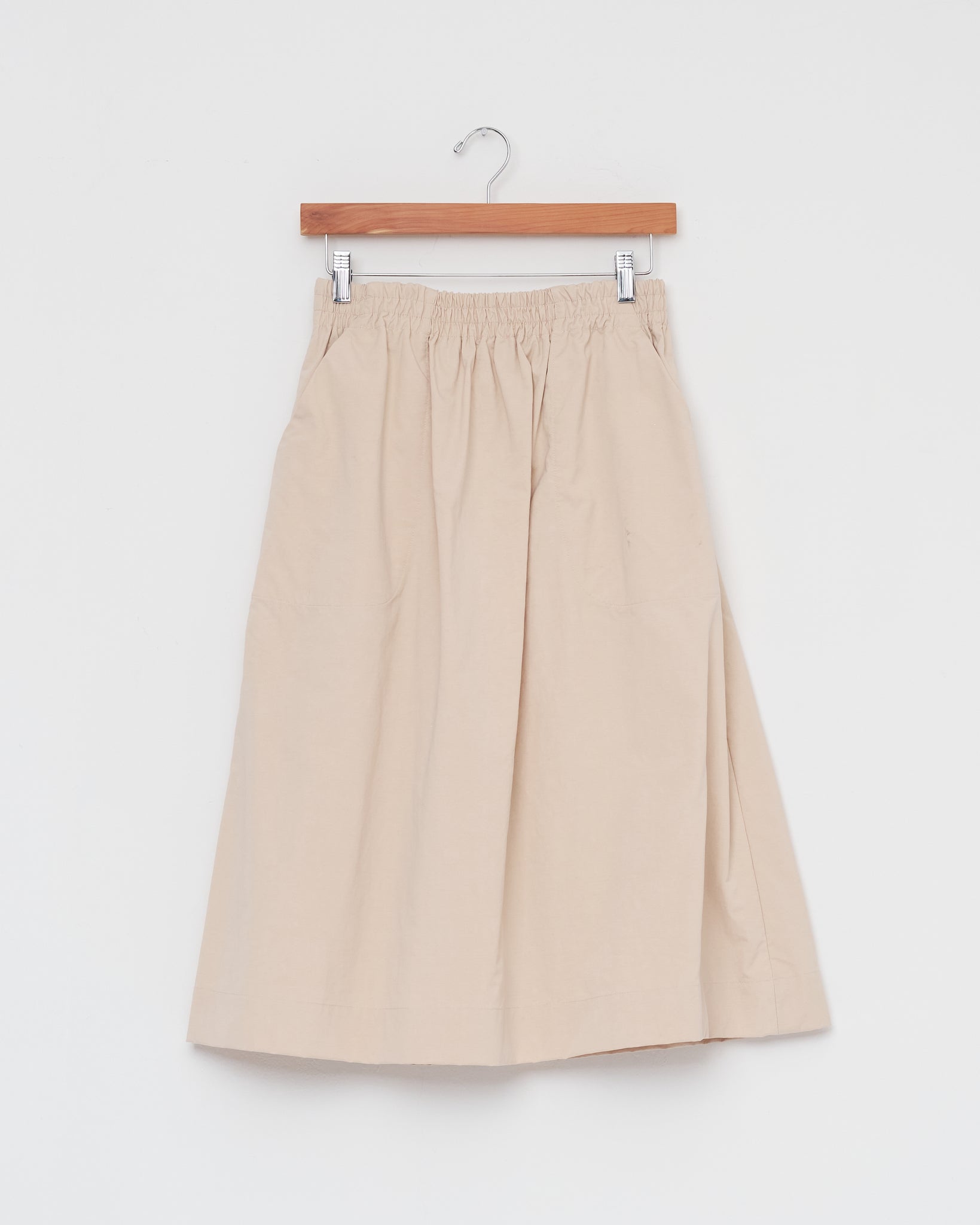 Elastic Skirt, Silver Cream