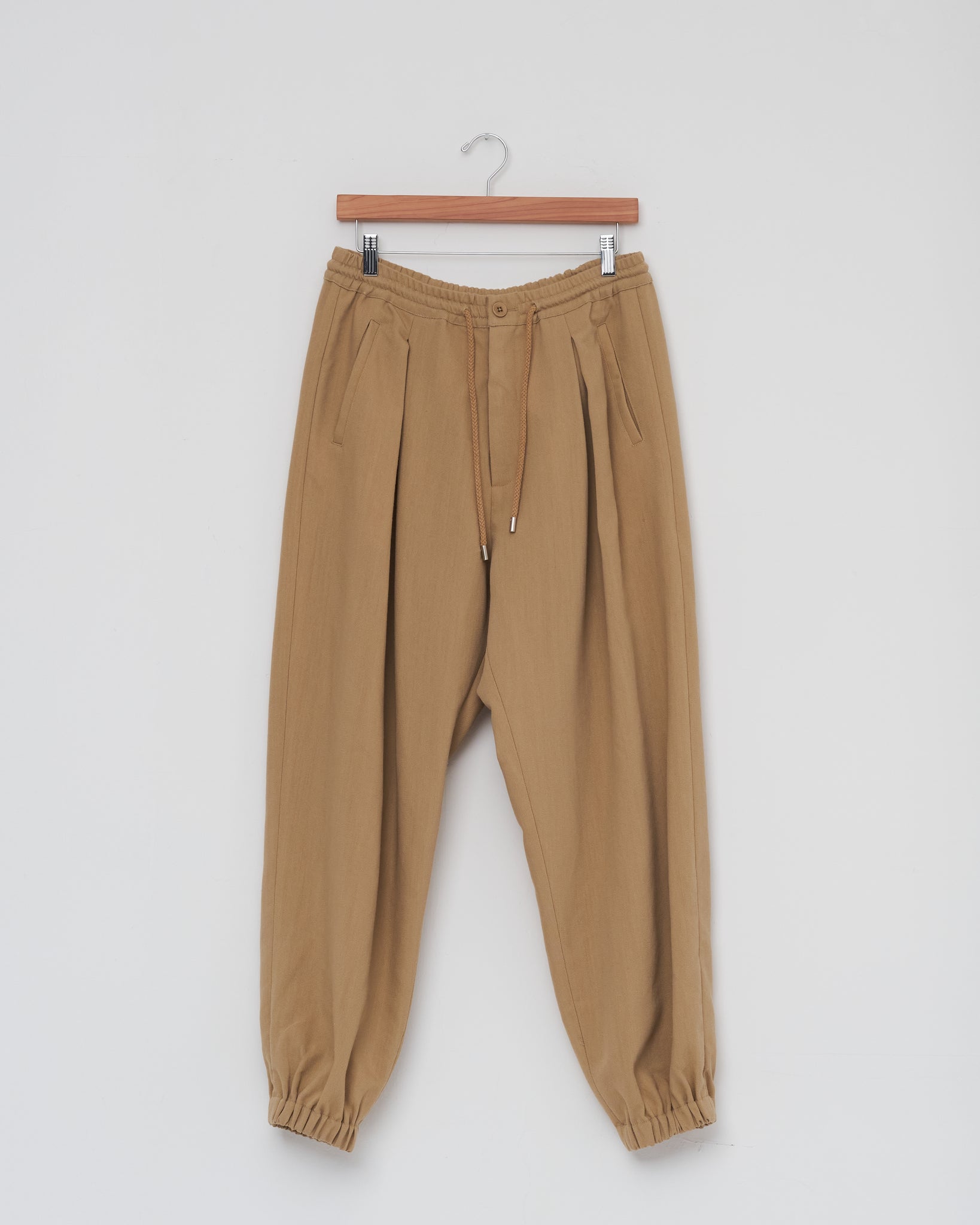 Elastic Trousers, Beige