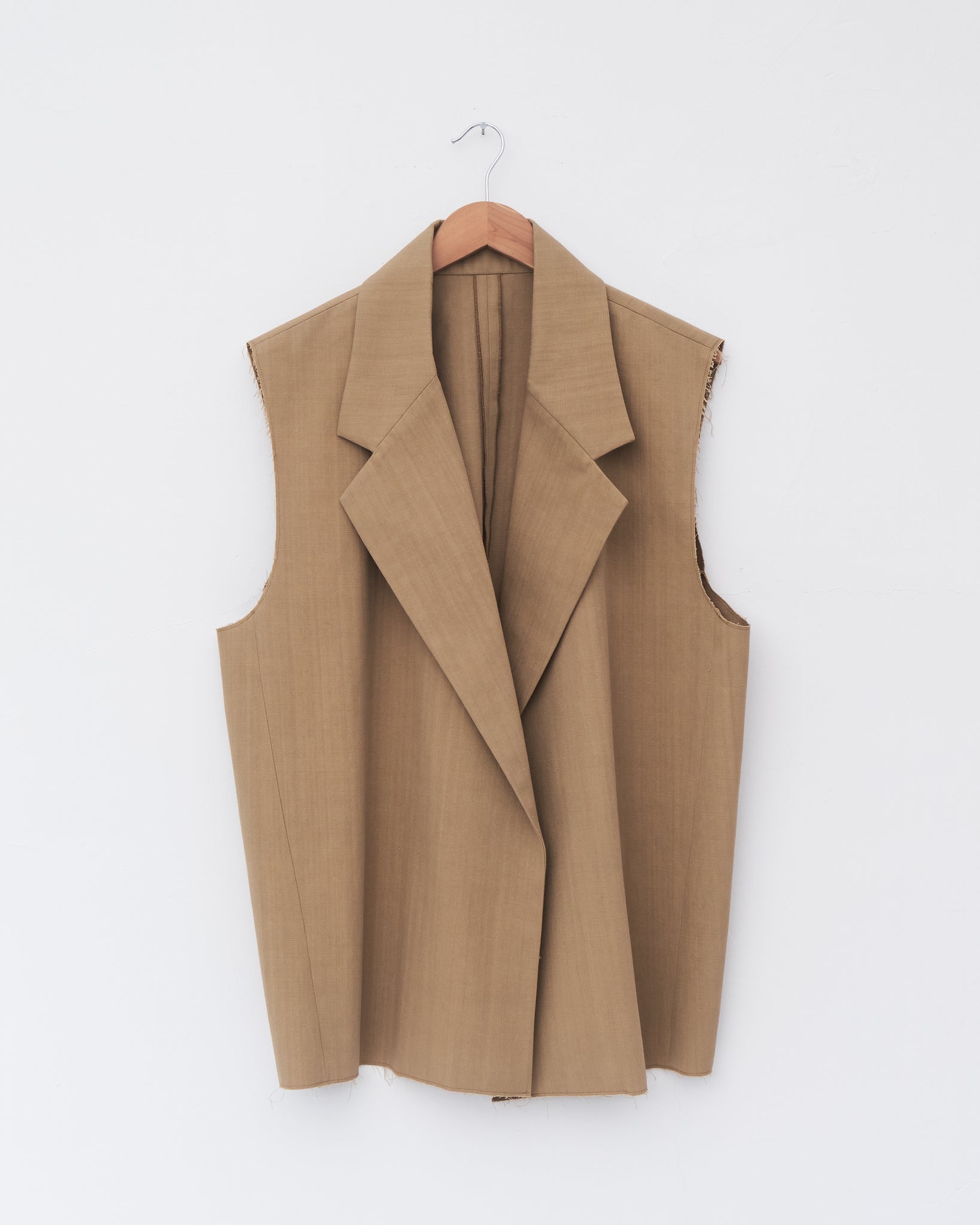 Gabby Vest, Dark Beige