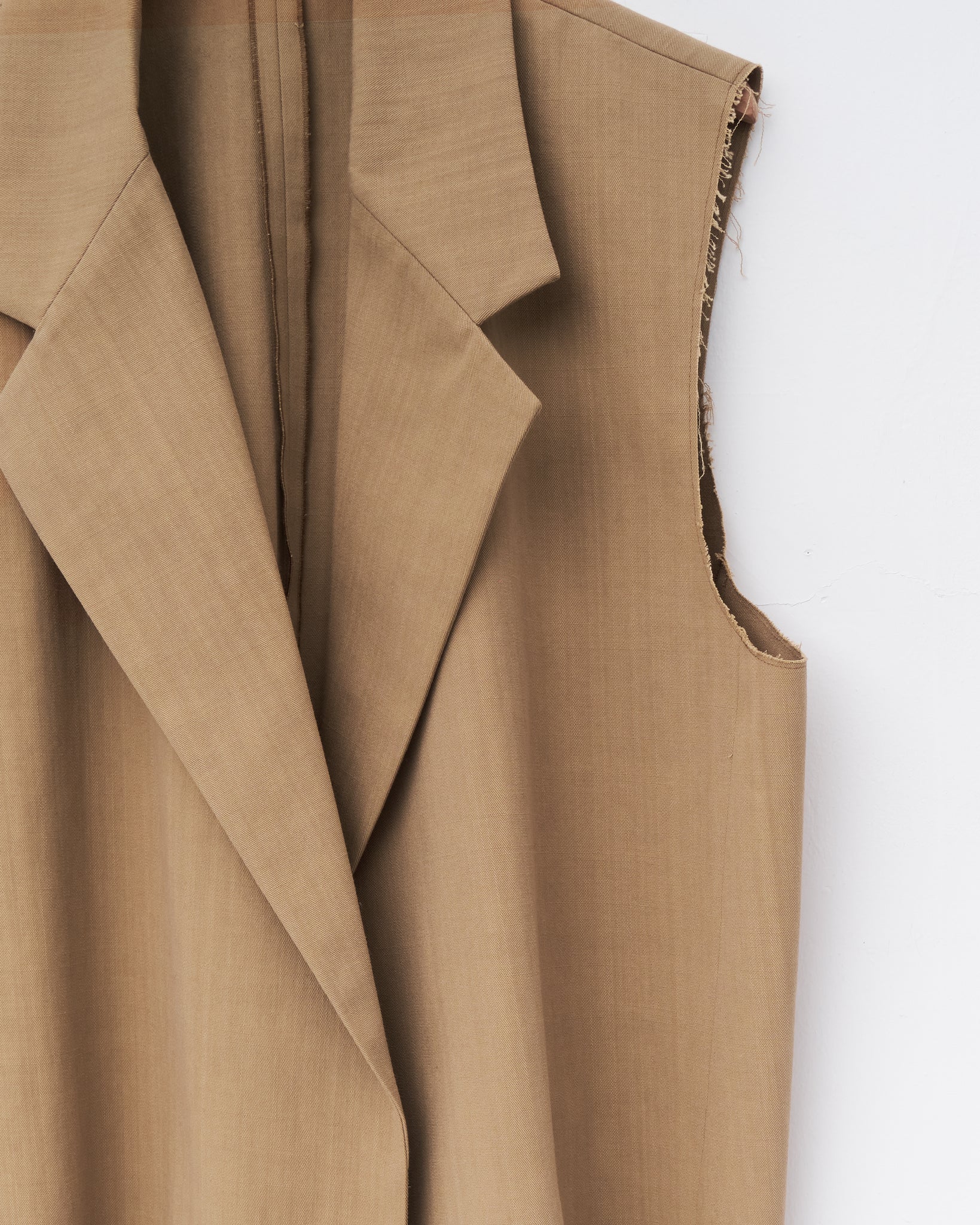 Gabby Vest, Dark Beige