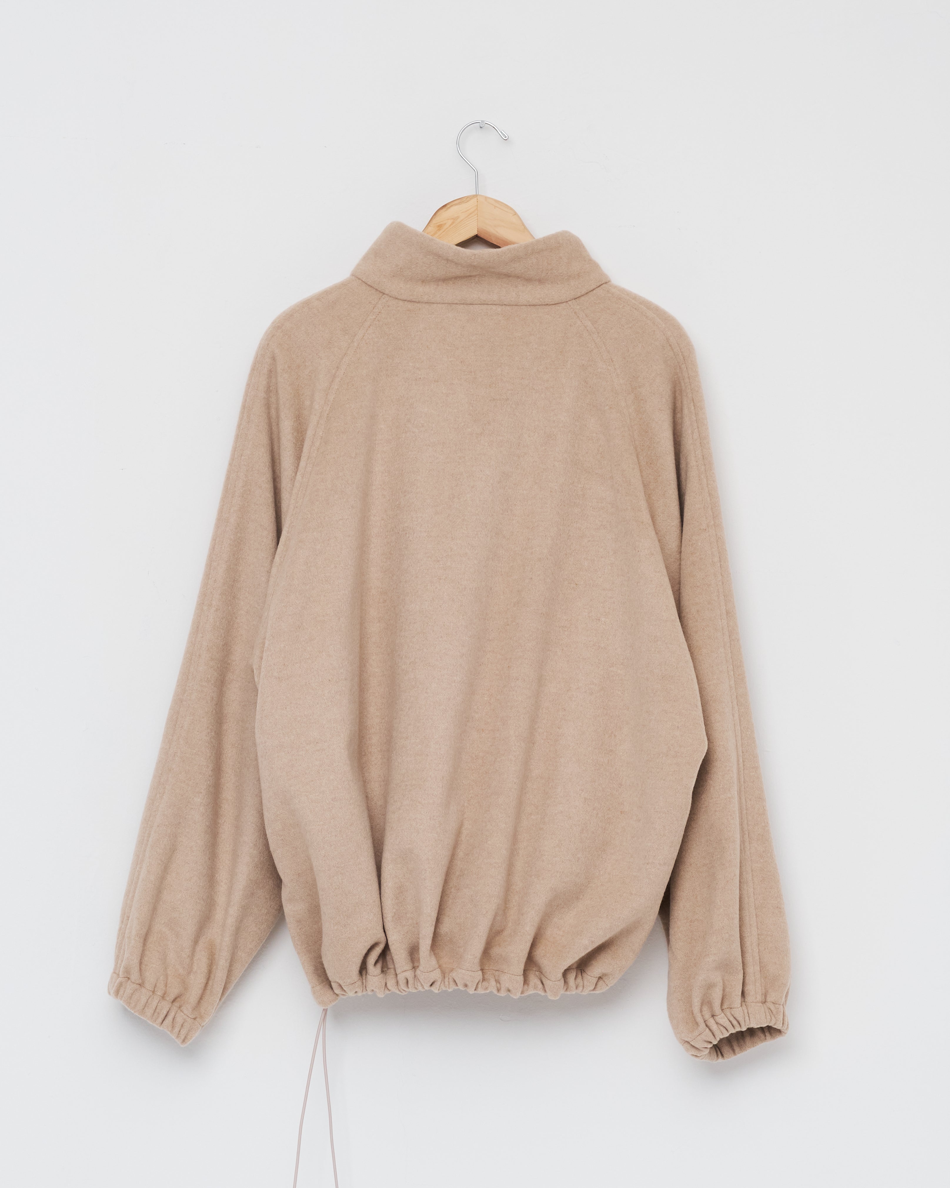 Half Zip Raglan Parka, Natural Beige – Colbo