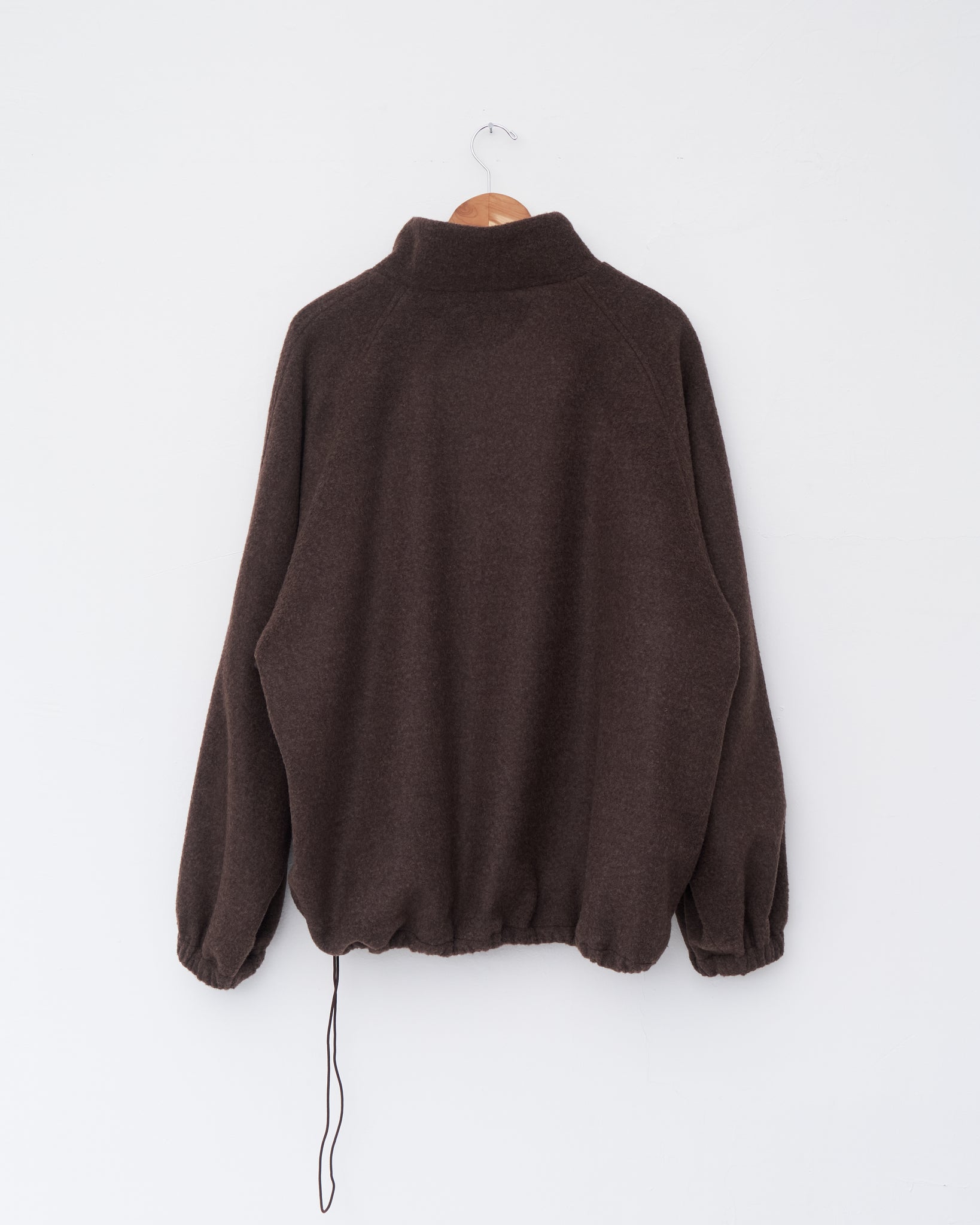 Half Zip Raglan Parka, Dark Taupe
