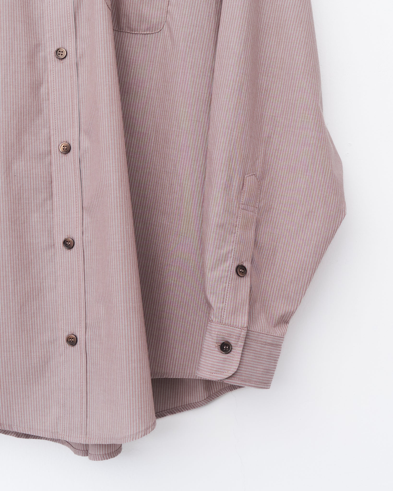 Office Shirt, Burgundy Stripe