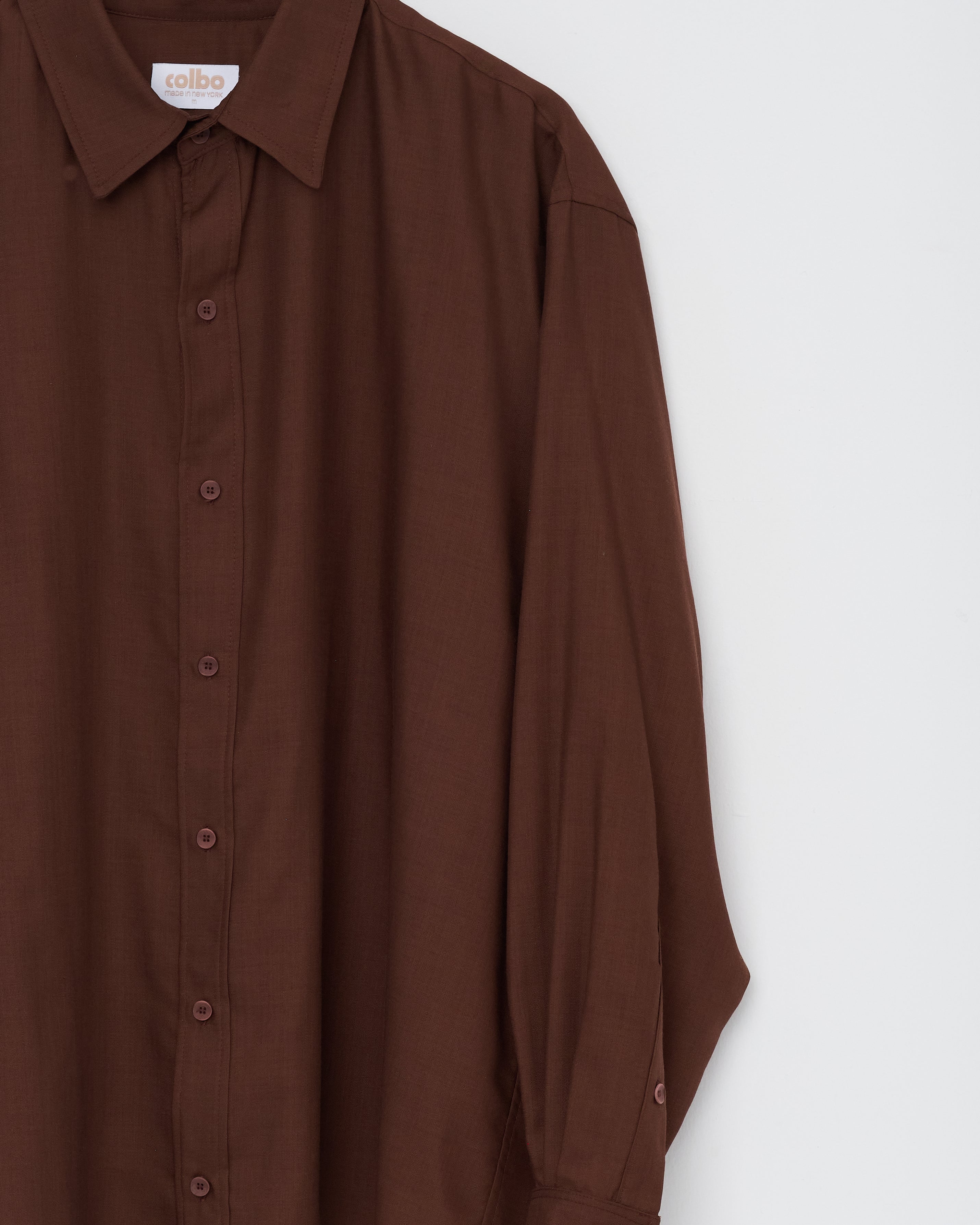 mahogany dress shirt Office Shirt, Deep Mahogany