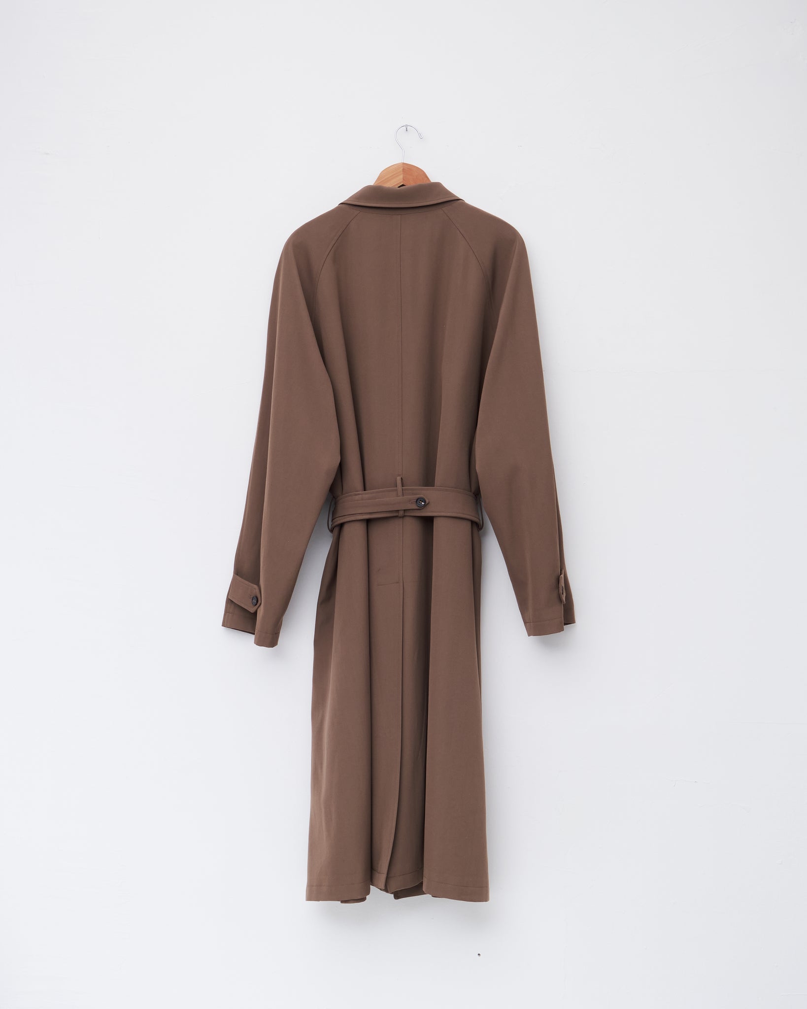 Raglan Trench Coat, Dark Sage