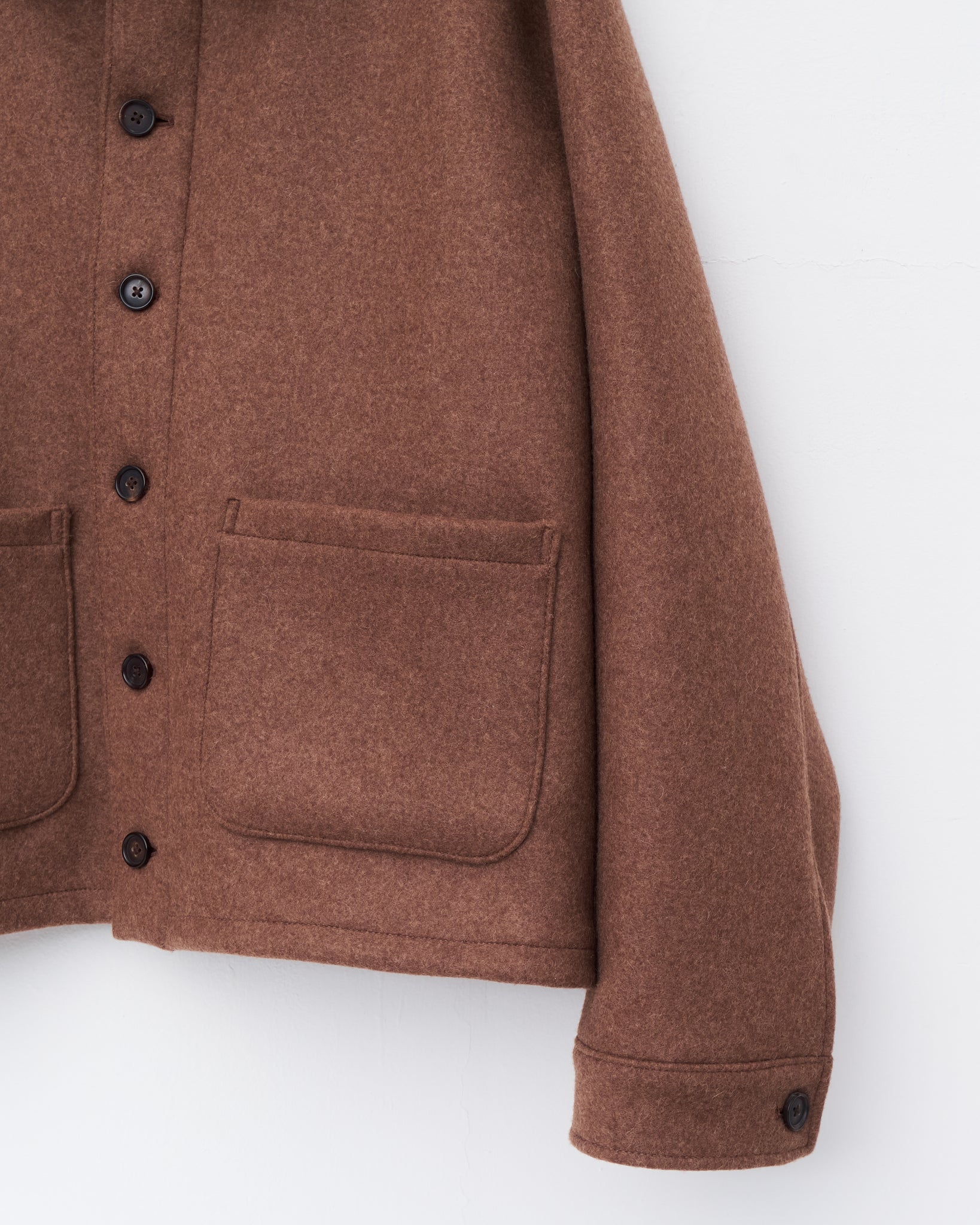 Steam Jacket, Double Face Brown