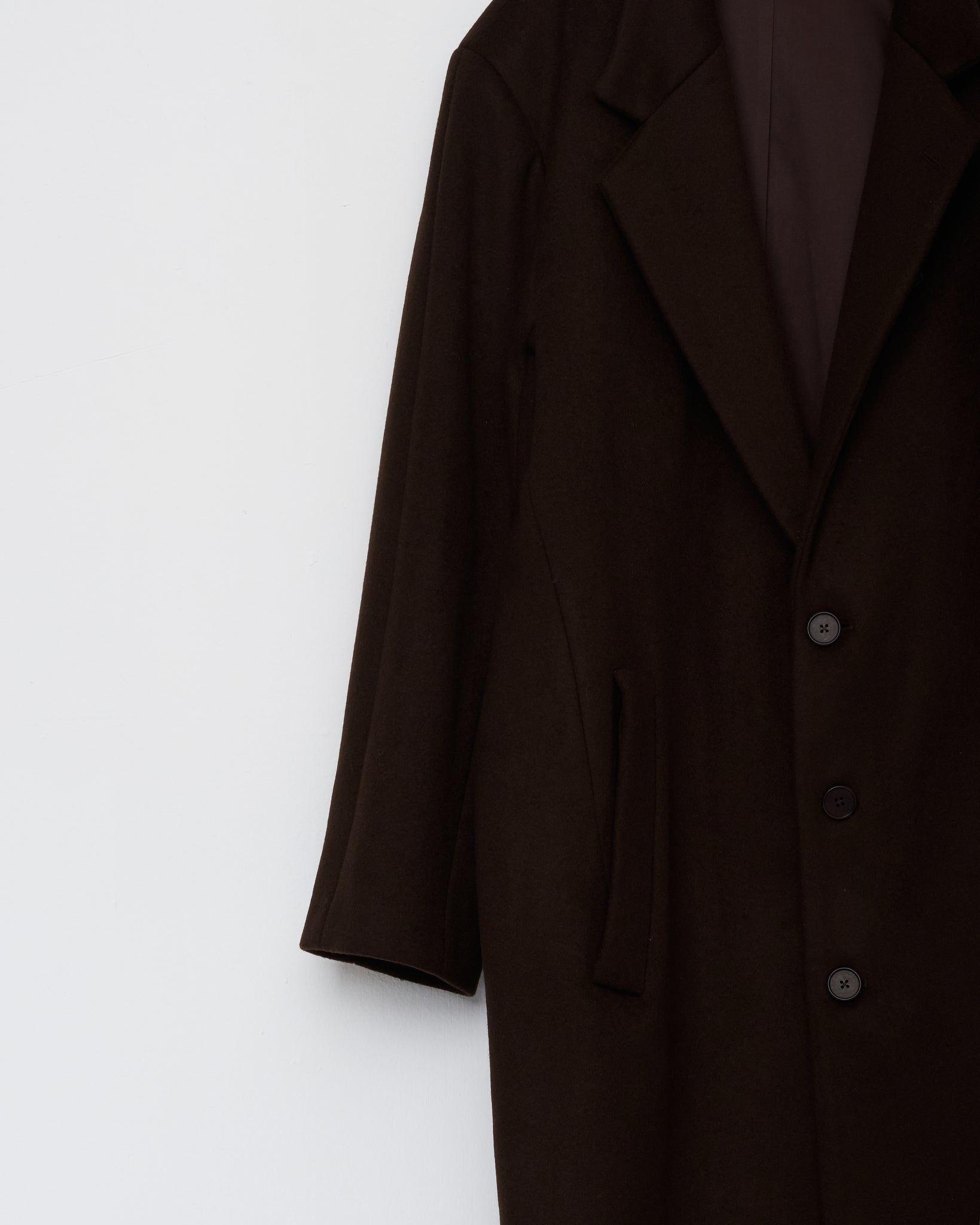 Suit Overcoat, Dark Brown