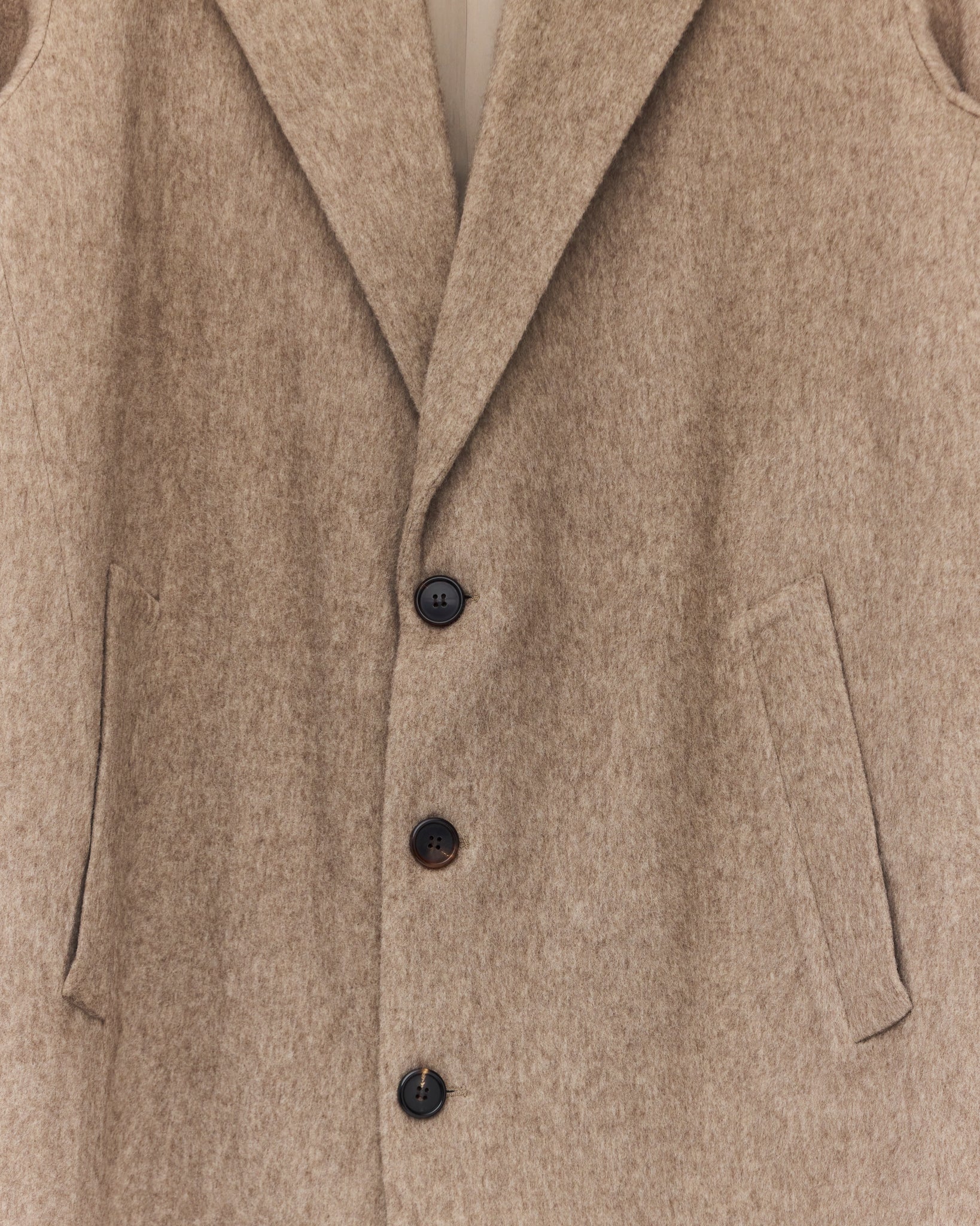 Suit Overcoat, Brushed Greige