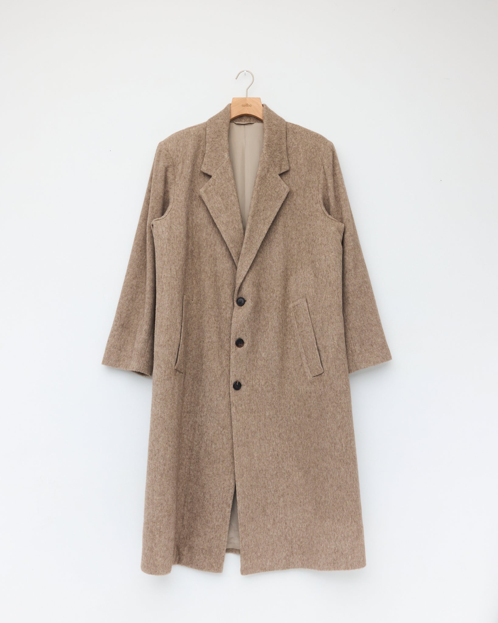 Suit Overcoat, Brushed Greige