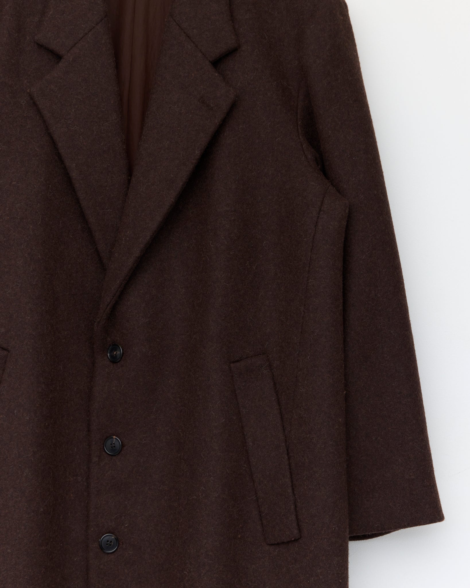 Suit Overcoat, Double Face Brown