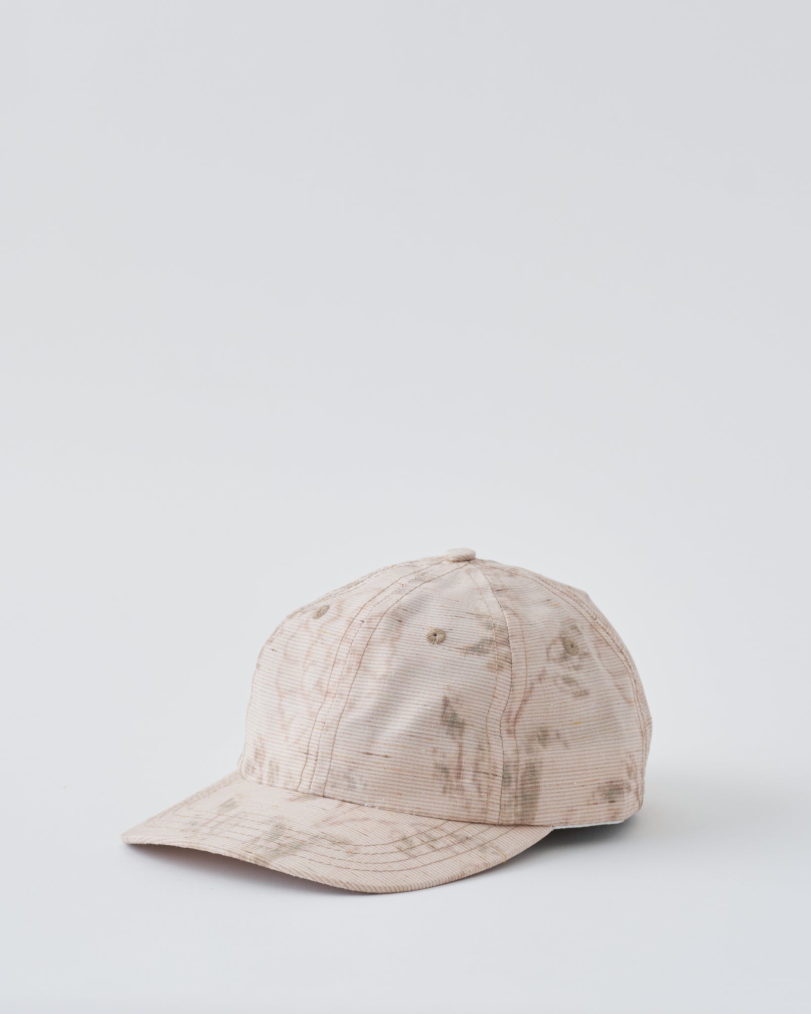 Summer Cap, Beige Floral Pattern