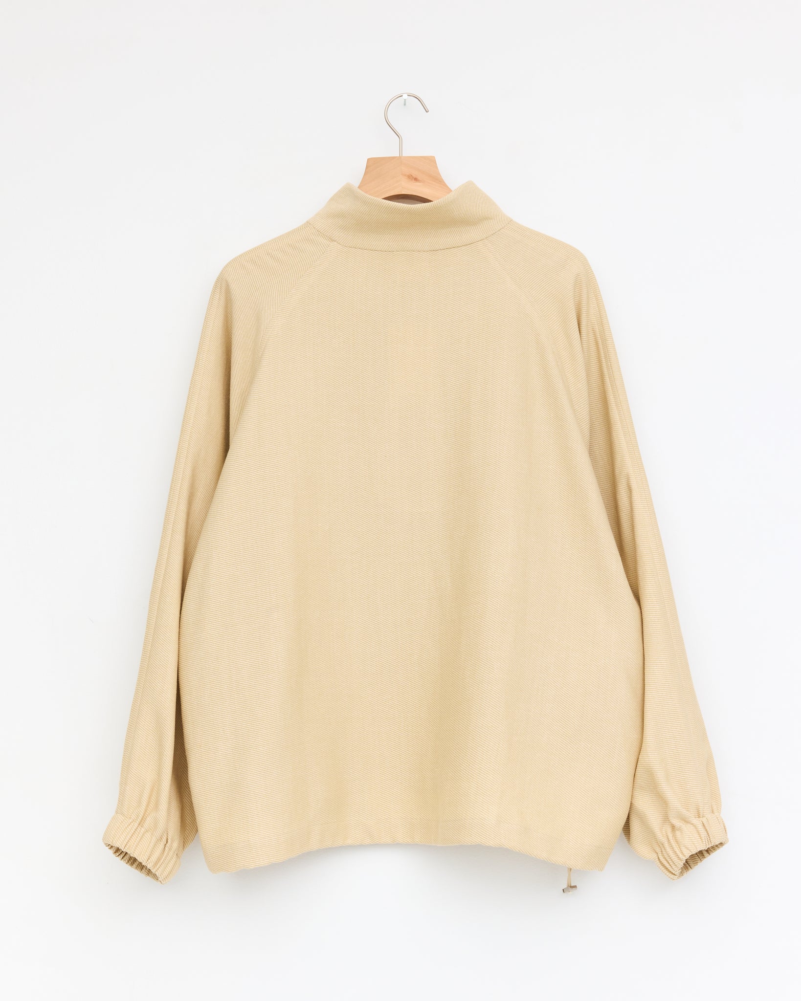 Half Zip Raglan Parka, Beige