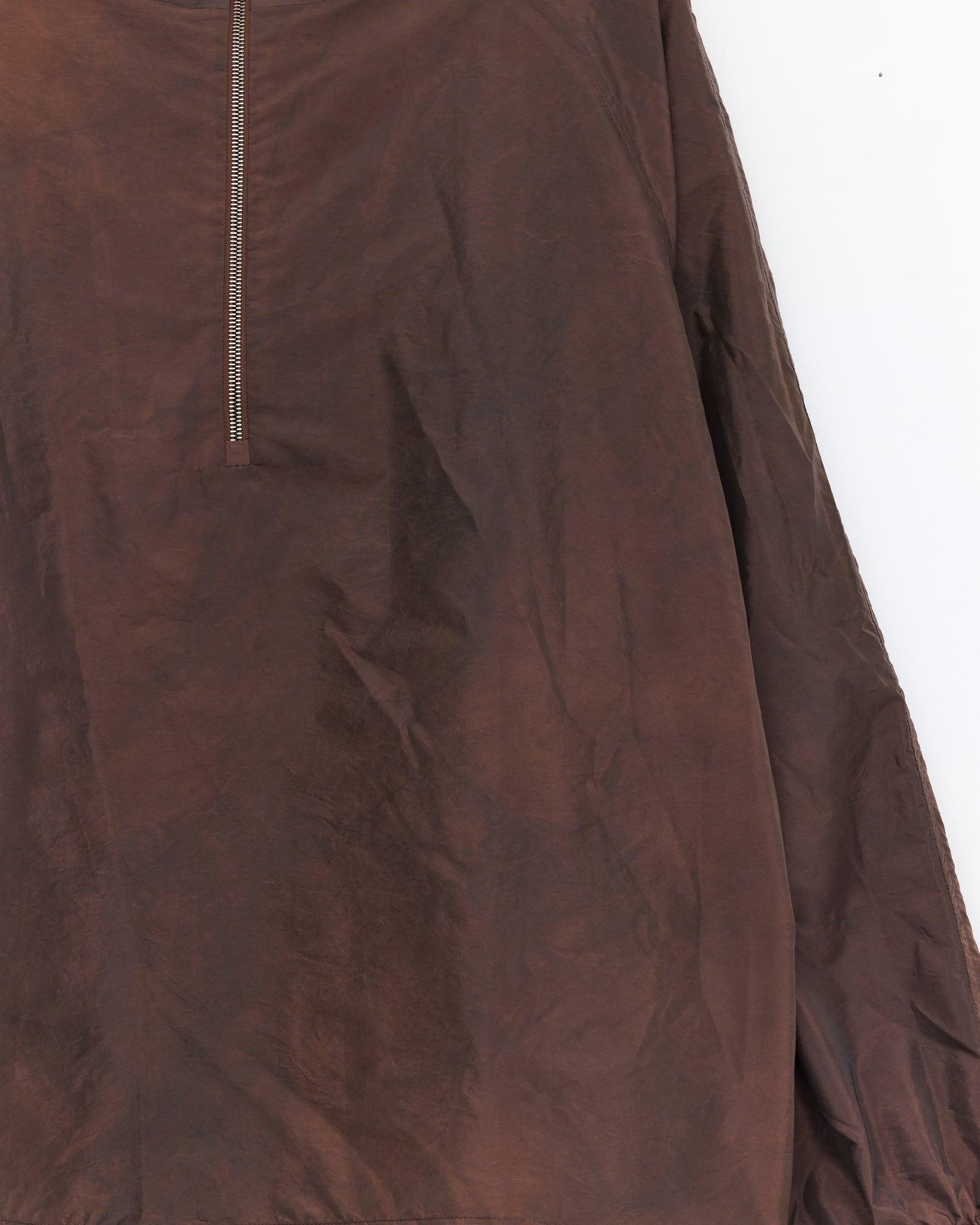 Half Zip Raglan Parka, Washed Burgundy