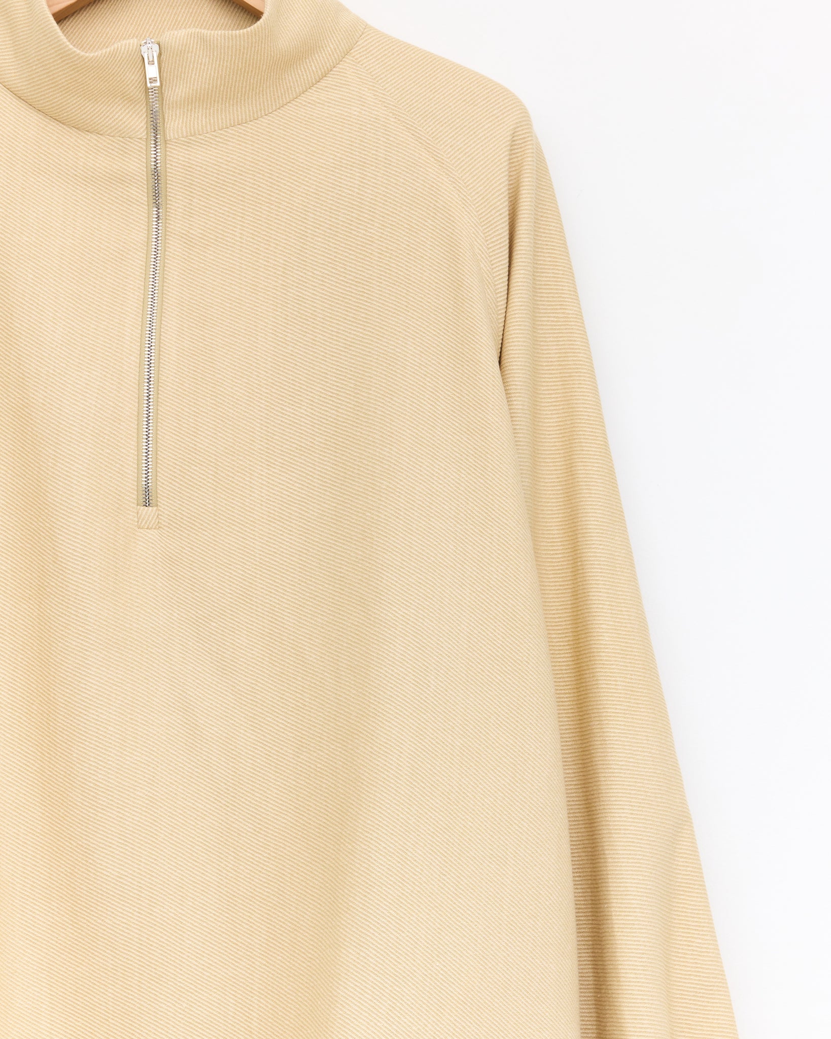 Half Zip Raglan Parka, Beige