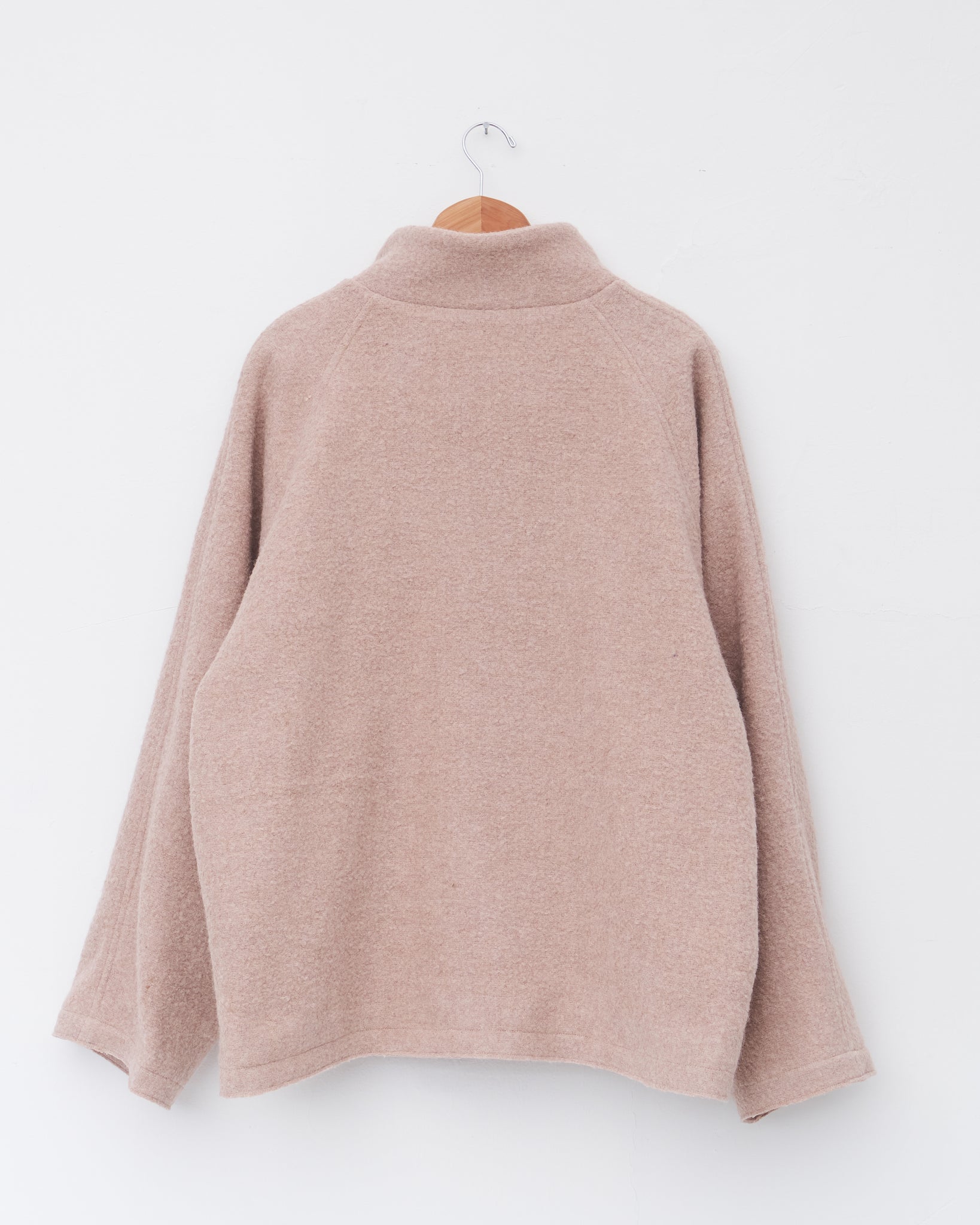 Zip Raglan Jacket, Blush