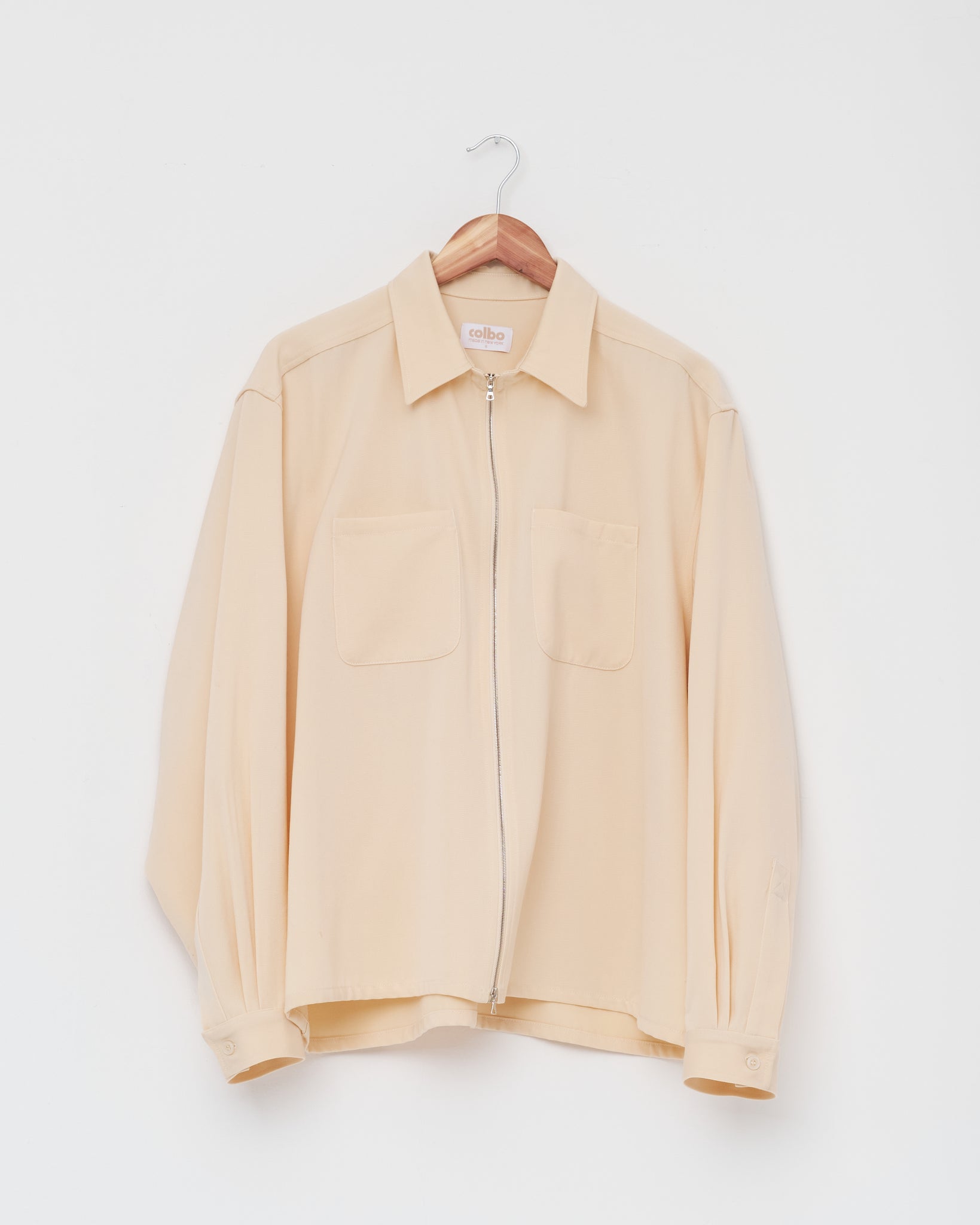 Zip Shirt, Cream