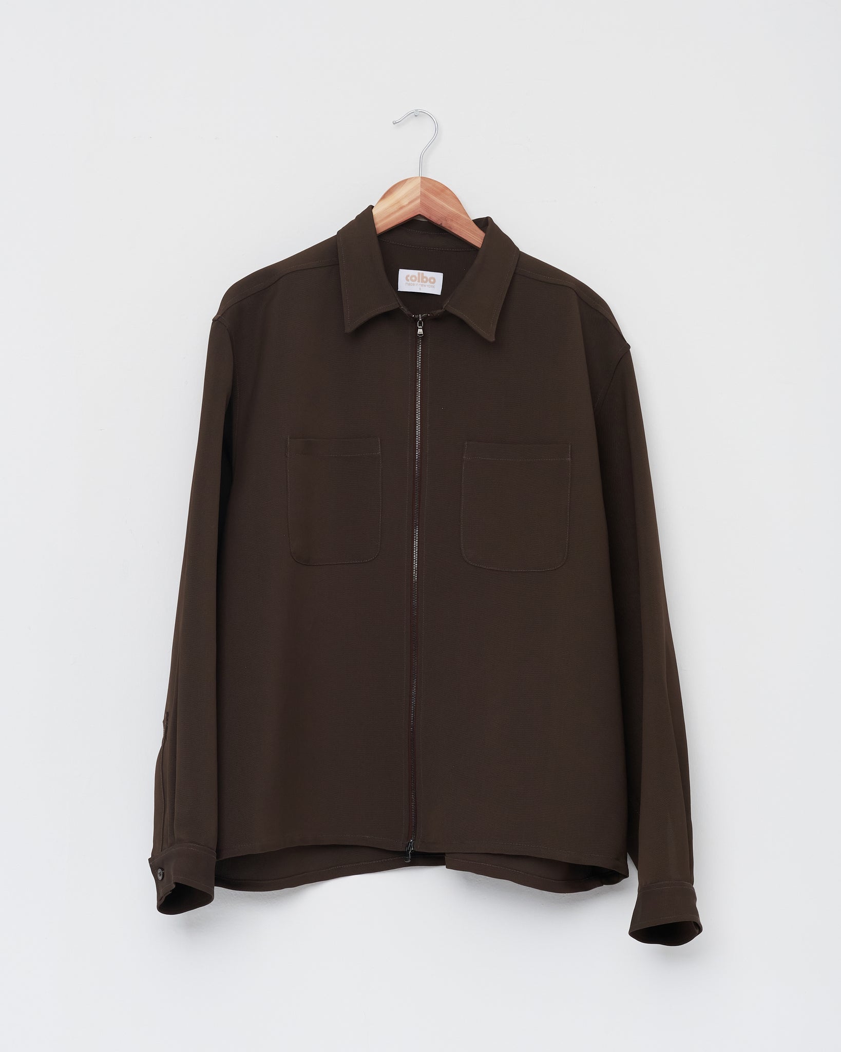 Zip Shirt, Umber