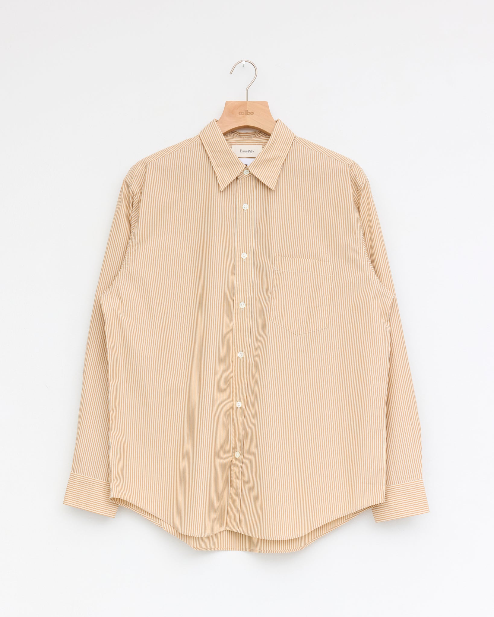 Stripe Shirt Orange, Orange