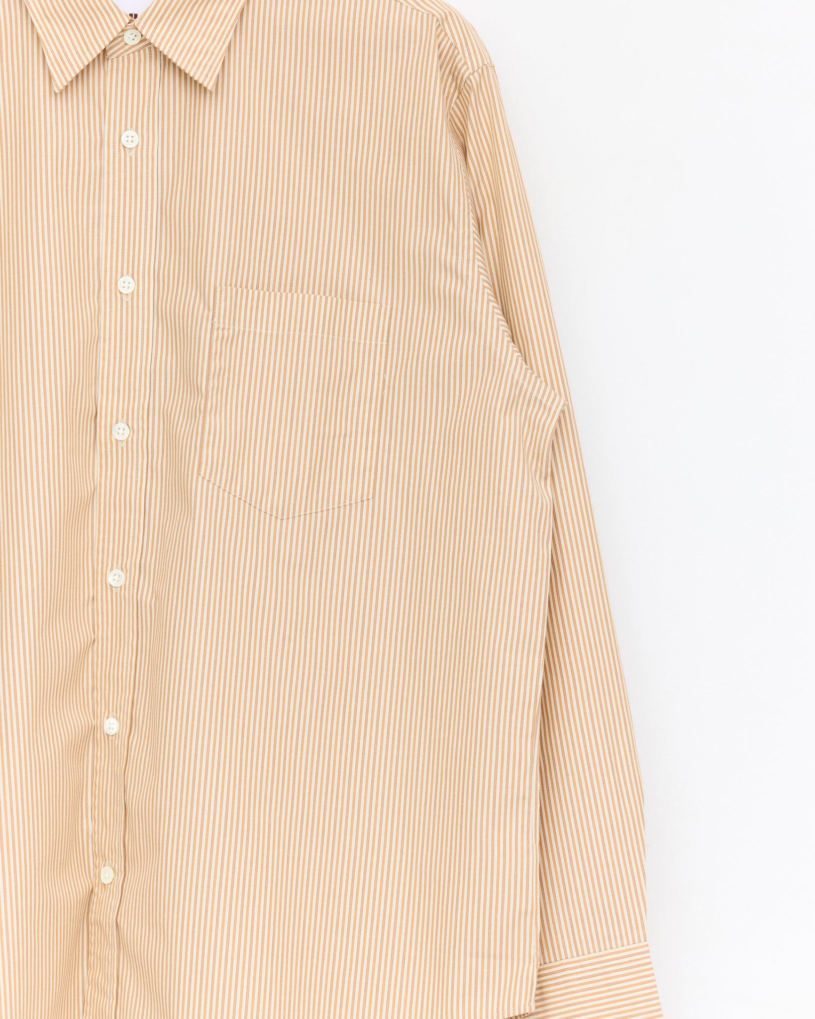 Stripe Shirt Orange, Orange