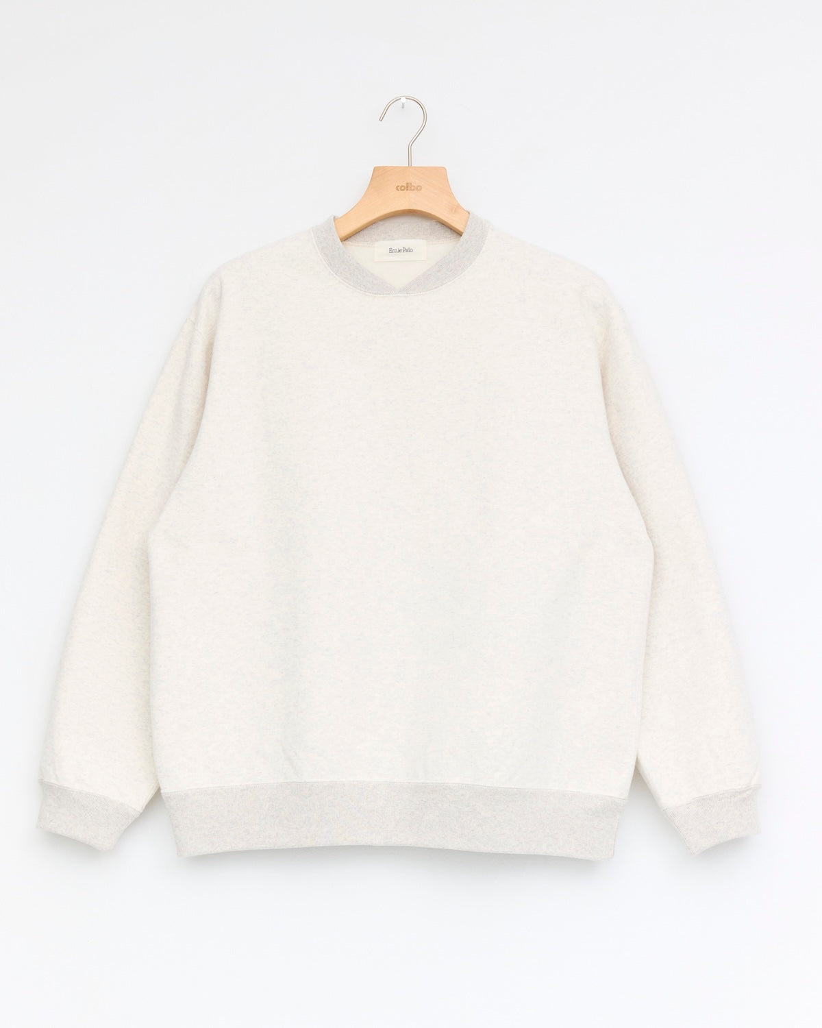 Silk Cotton Gray Pullover, Gray
