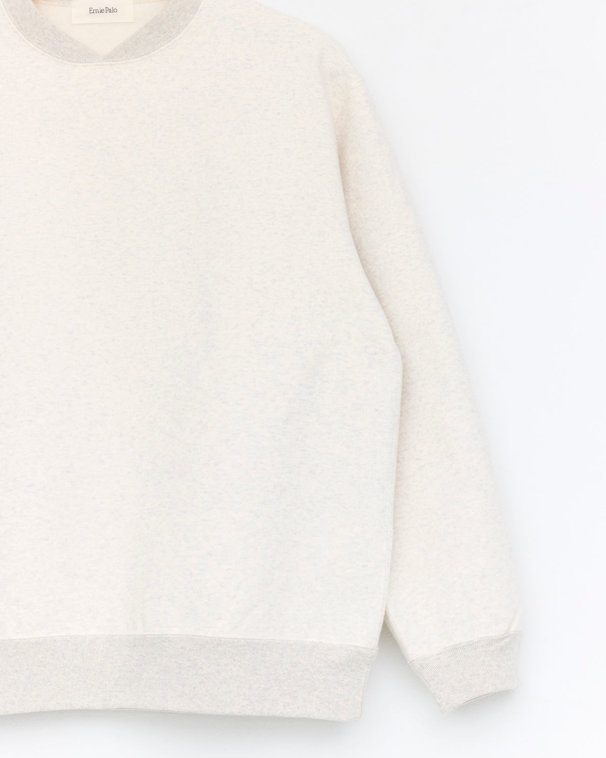 Silk Cotton Gray Pullover, Gray