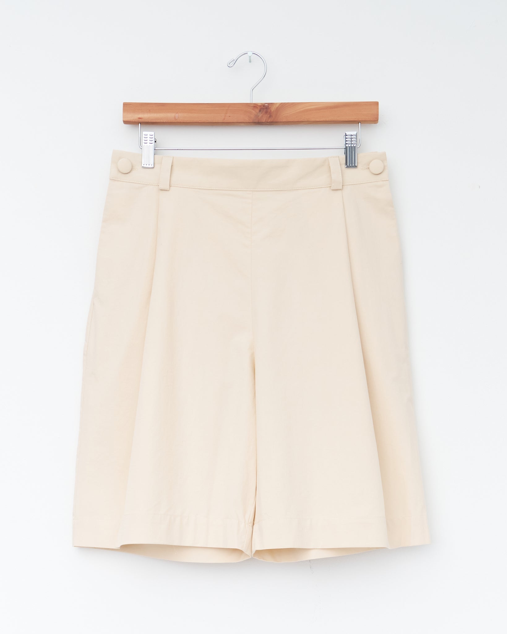 Japanese Cotton Georgia Short, Cream