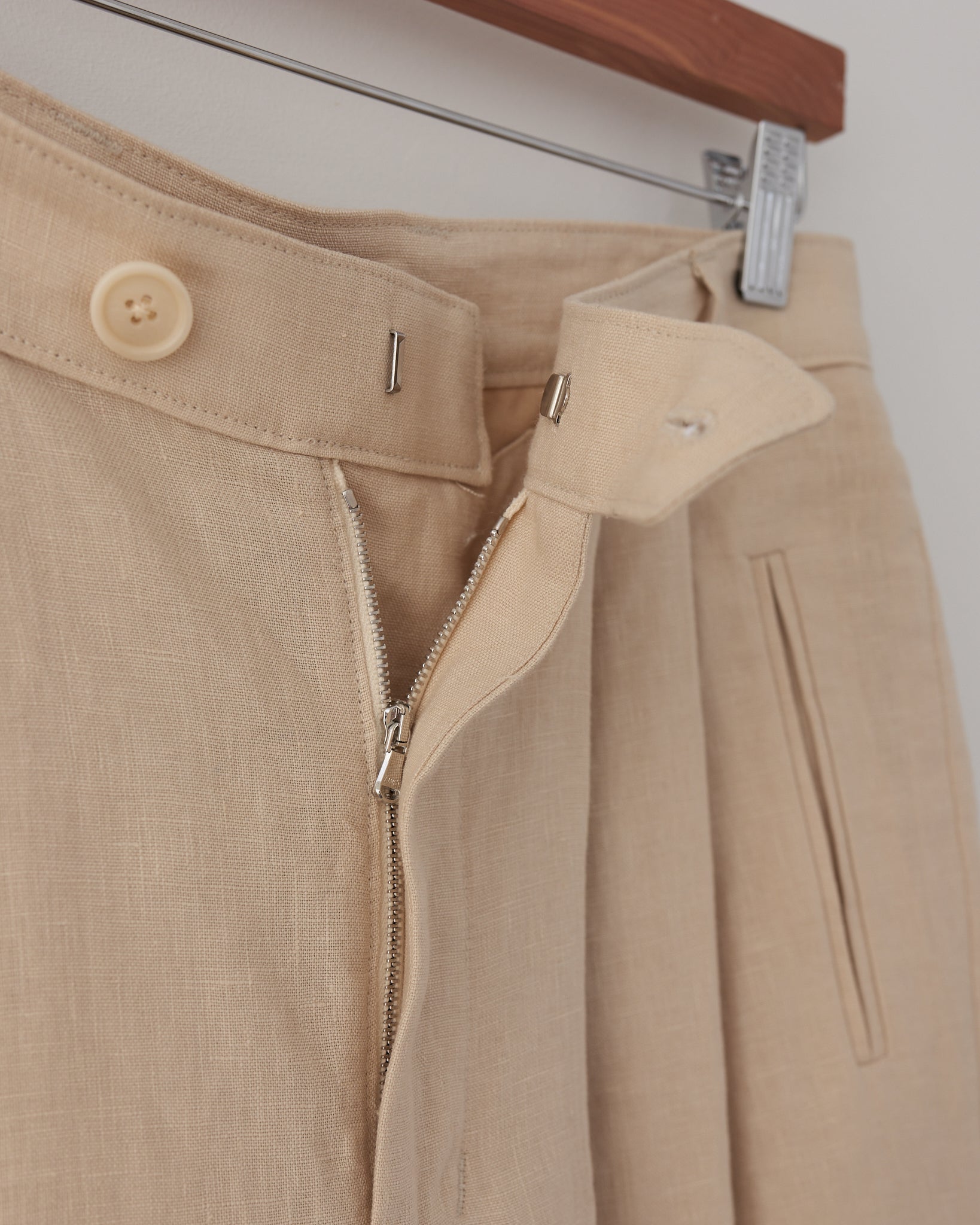 【KOOLOSET】Cotton Two Pleats Bijo Pants Cotton Two Pleats Bijo Pants - kooloset
