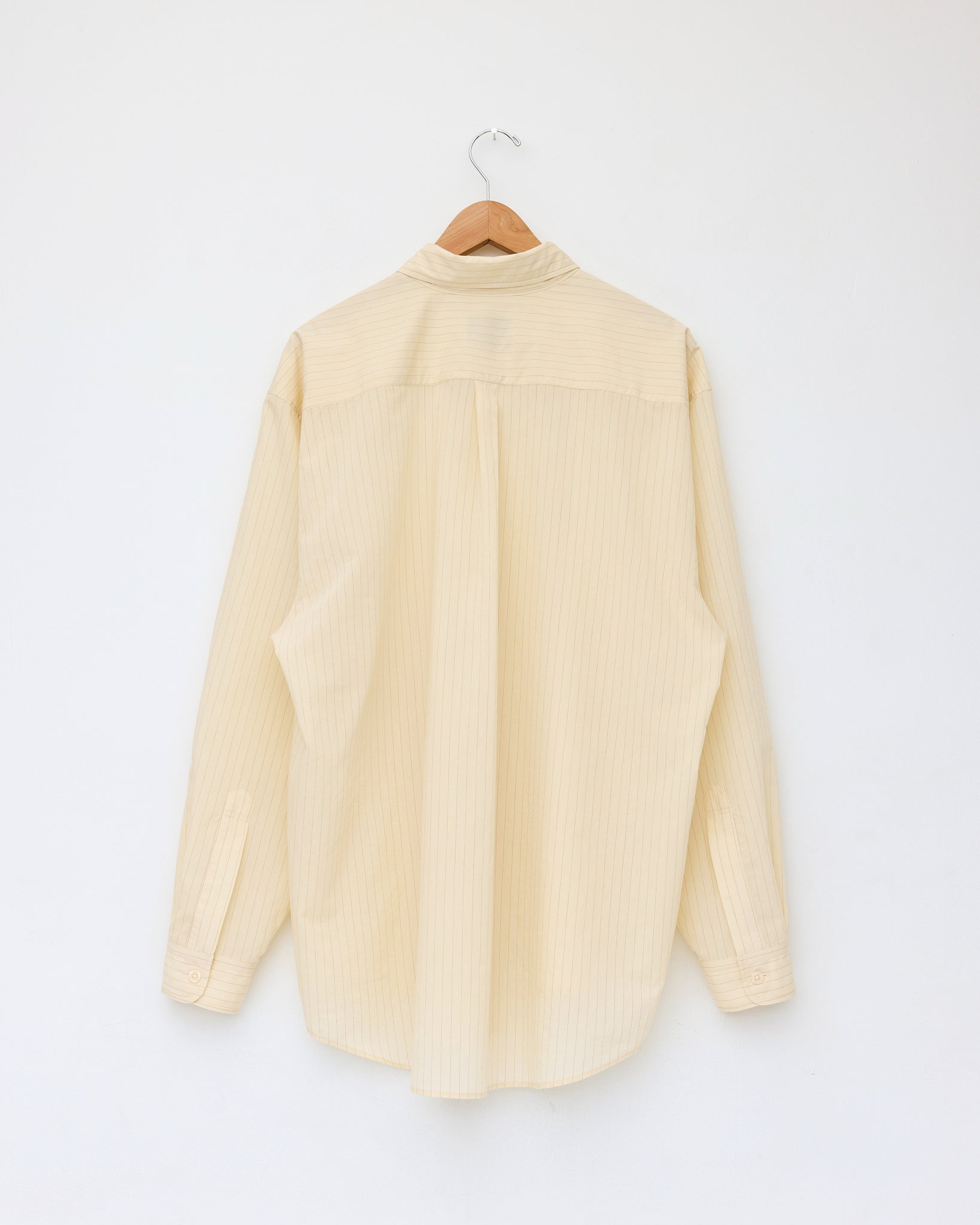 Office Shirt, Natural Pinstripes