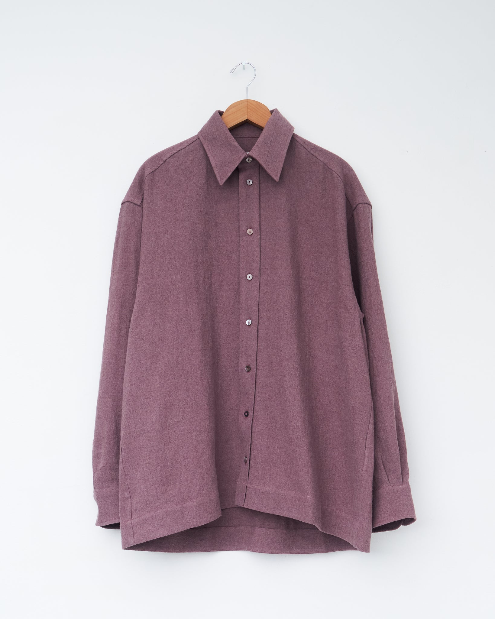 Japanese Linen Players Shirt, Grape