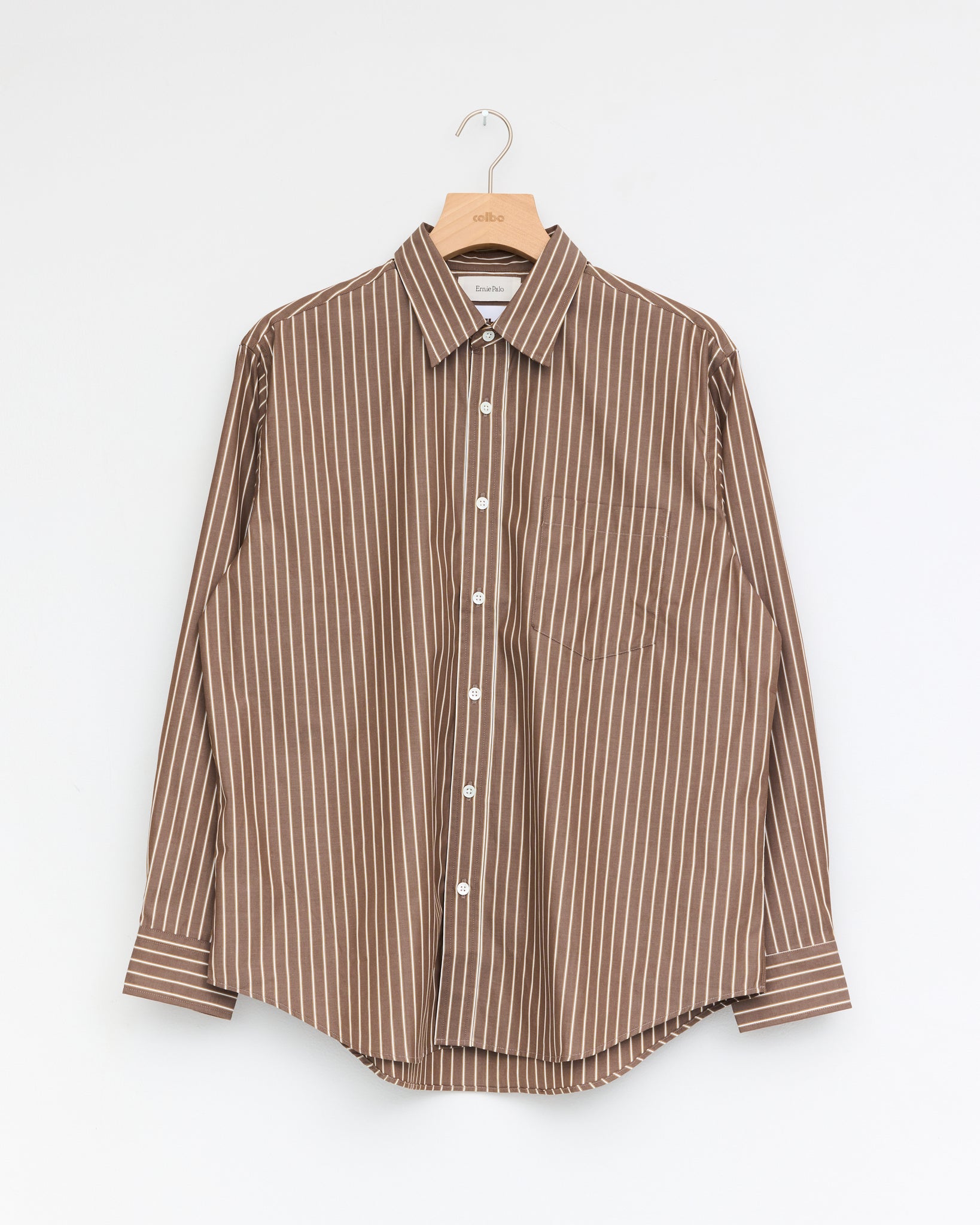 Stripe Shirt, Brown